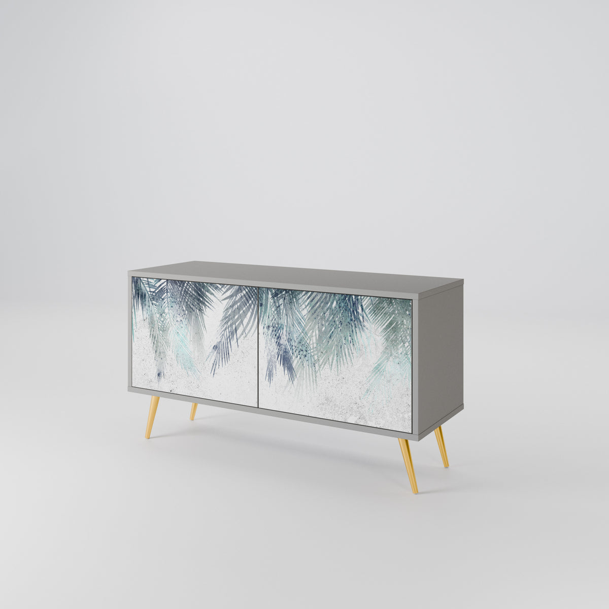 PALM VEIL Compact 2-Door TV Cabinet