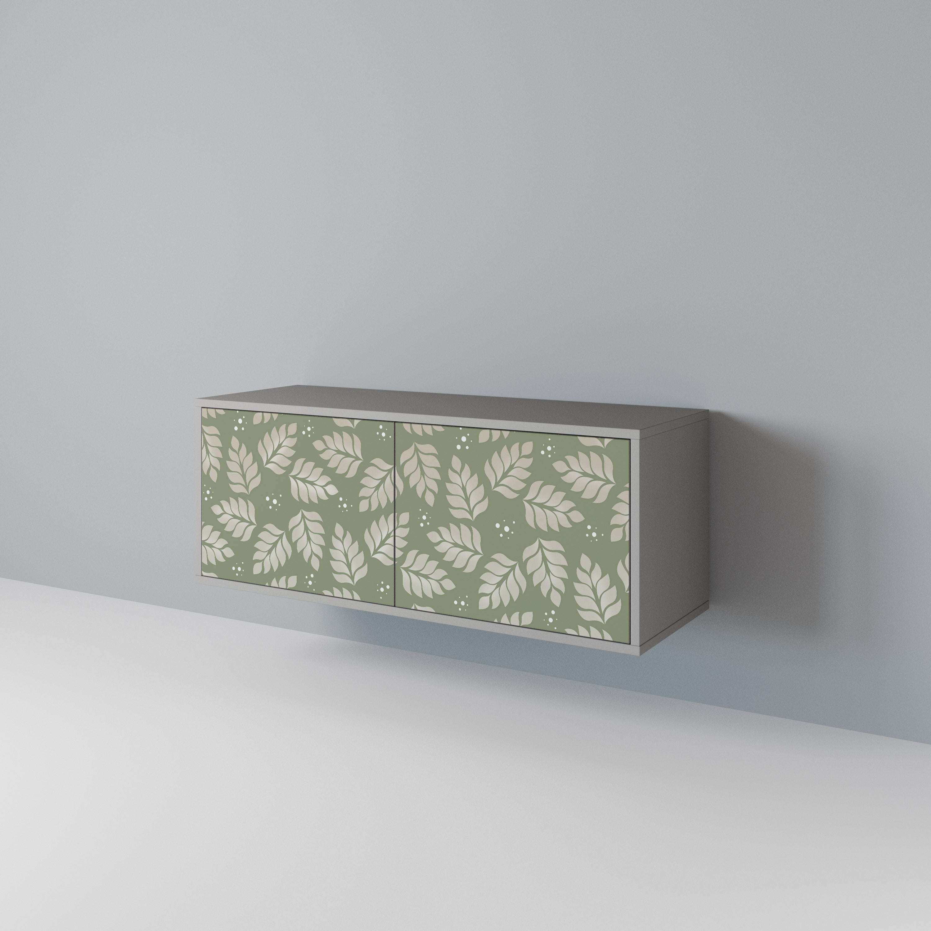 LEAVES ON GREEN Συμπαγές έπιπλο τηλεόρασης 2-θυρών