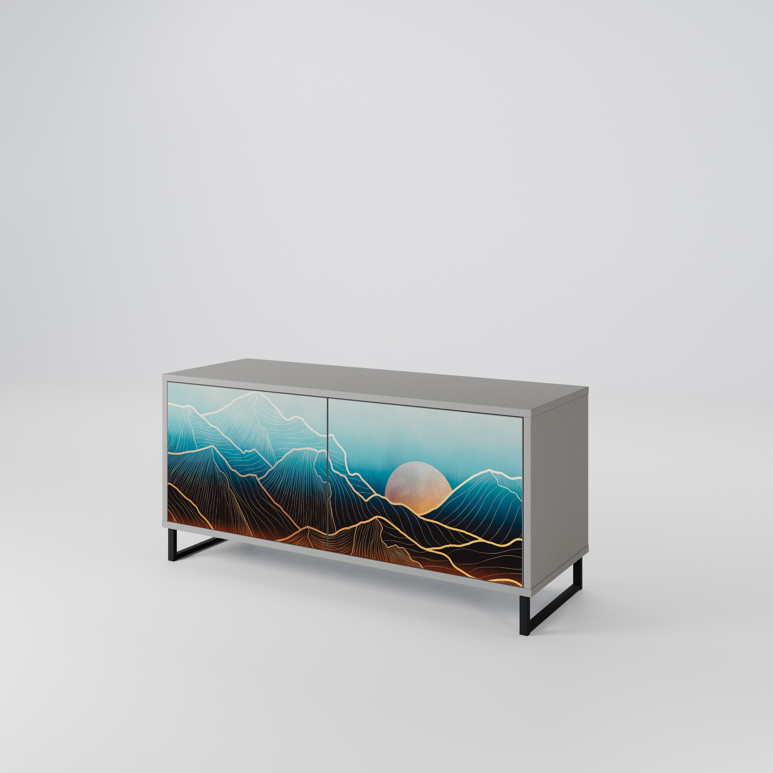 LUNAR SECRETS Συμπαγές έπιπλο τηλεόρασης 2-θυρών