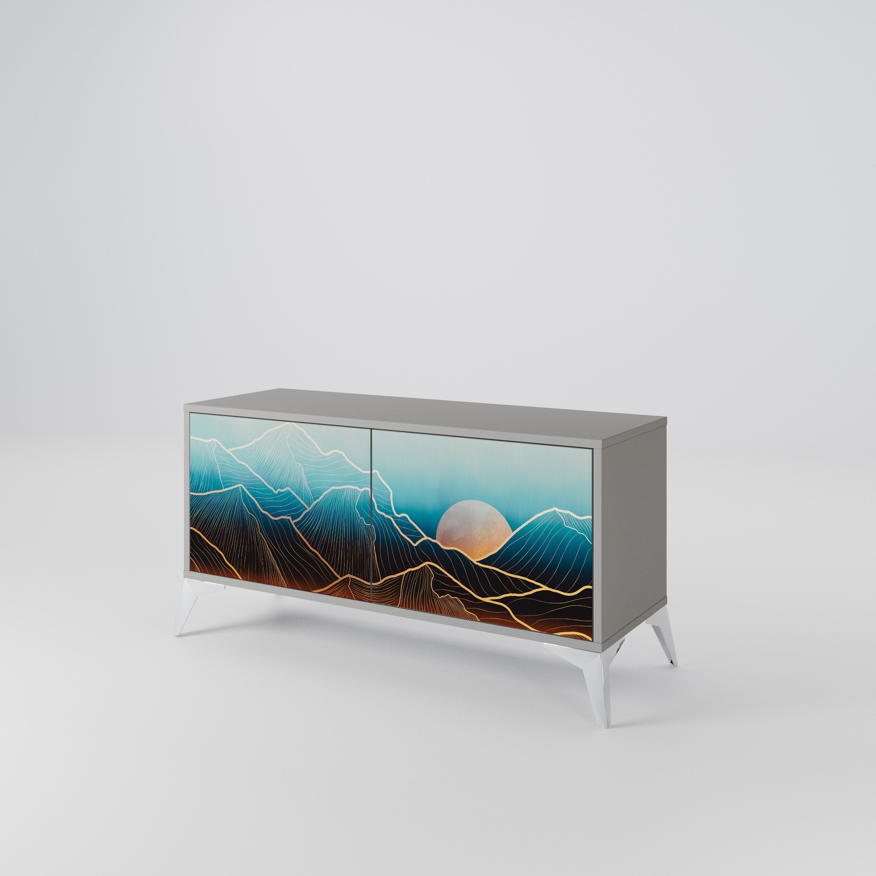 LUNAR SECRETS Συμπαγές έπιπλο τηλεόρασης 2-θυρών