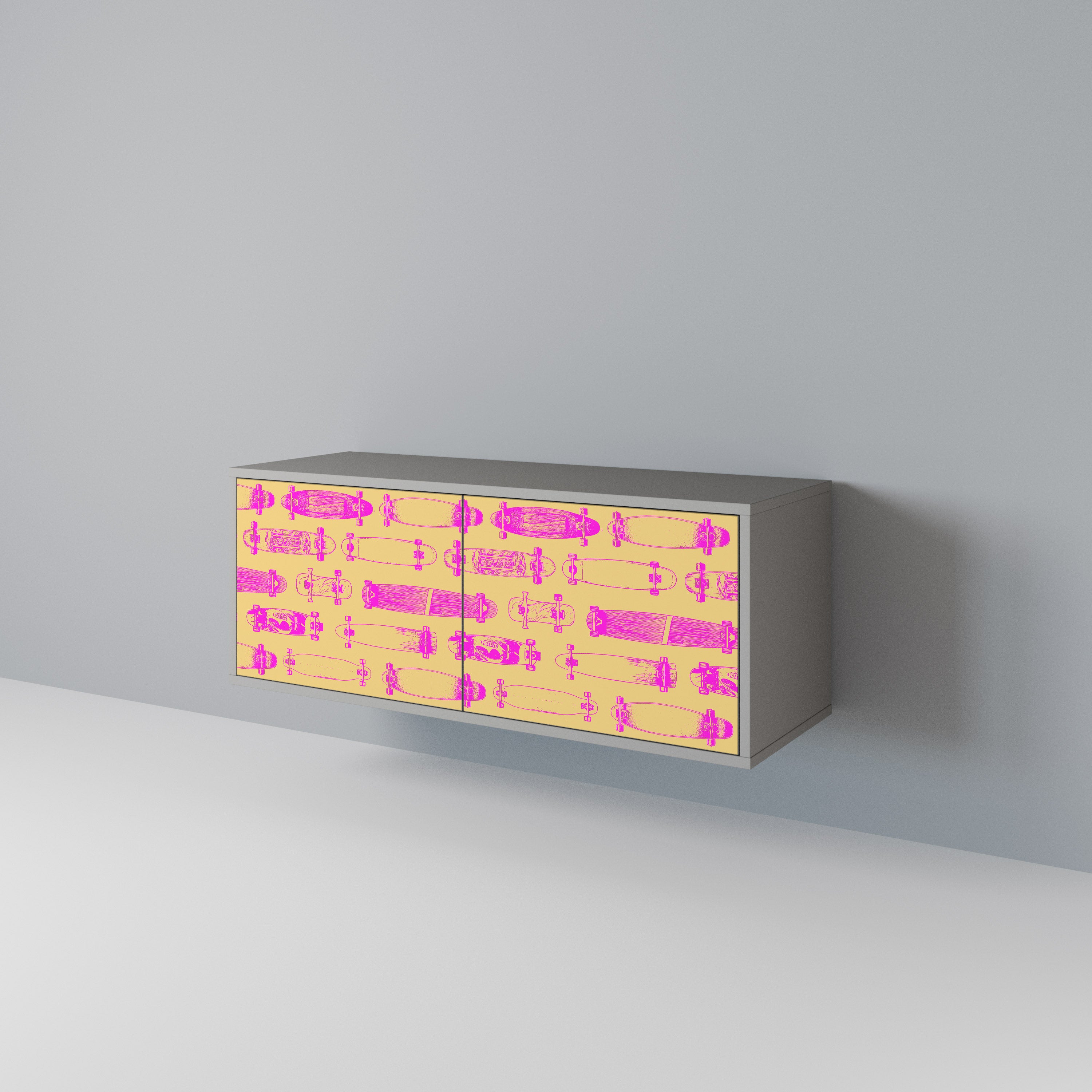 SKATEBOARD ARTISTRY Συμπαγές έπιπλο τηλεόρασης 2-θυρών