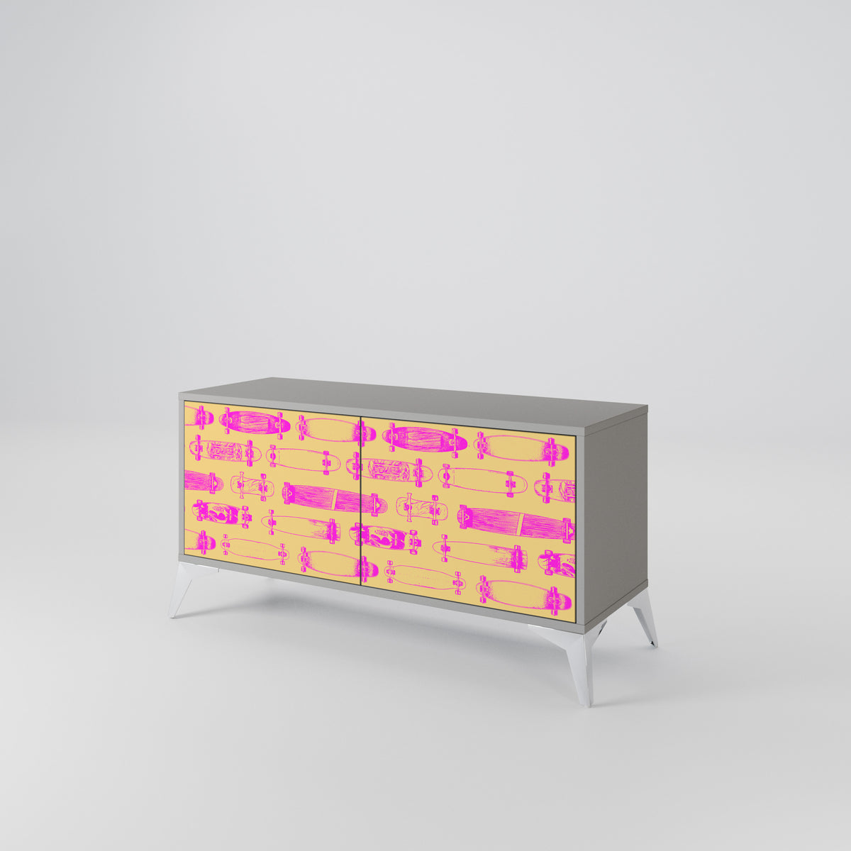 SKATEBOARD ARTISTRY Συμπαγές έπιπλο τηλεόρασης 2-θυρών