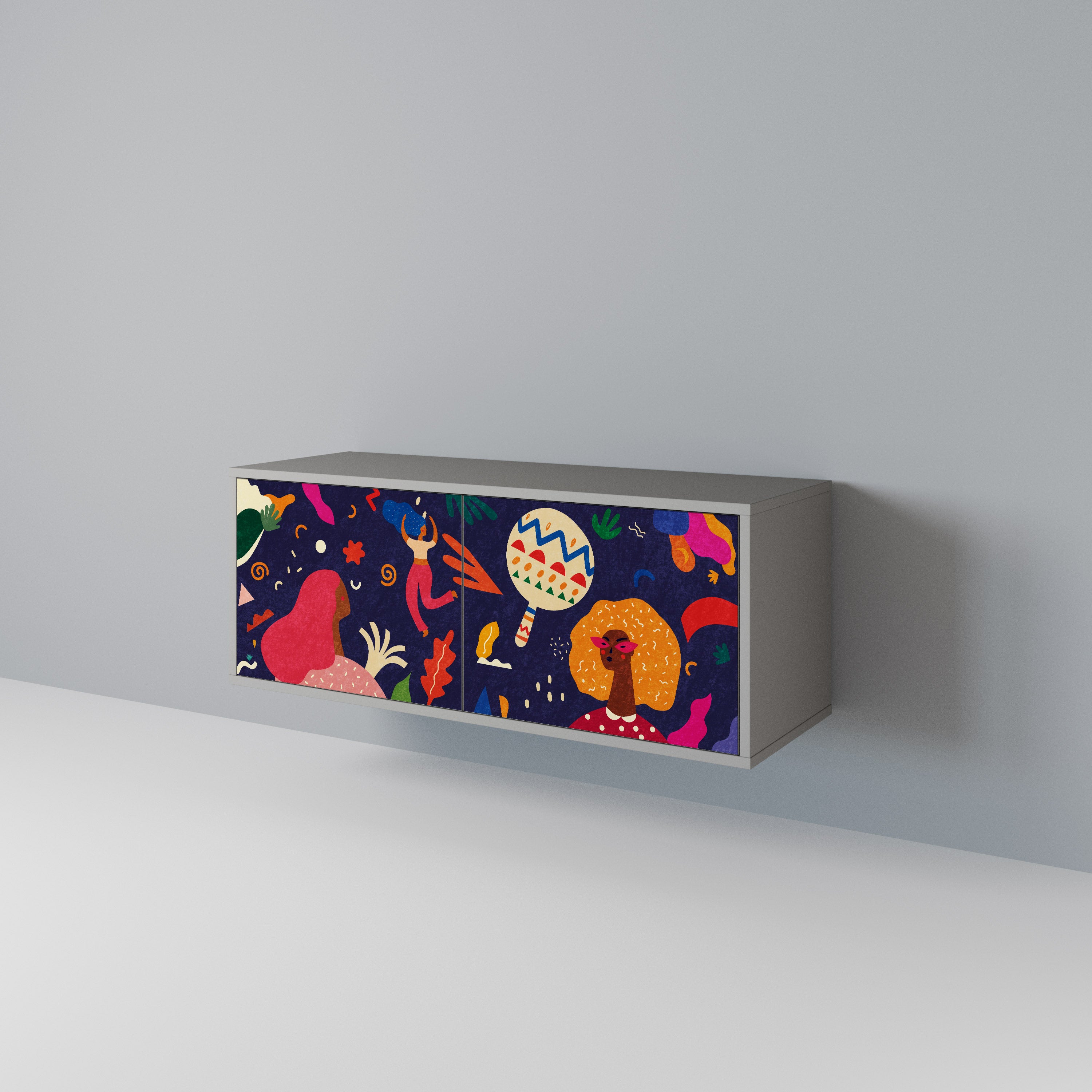 FESTIVE PLEASURES Συμπαγές έπιπλο τηλεόρασης 2-θυρών