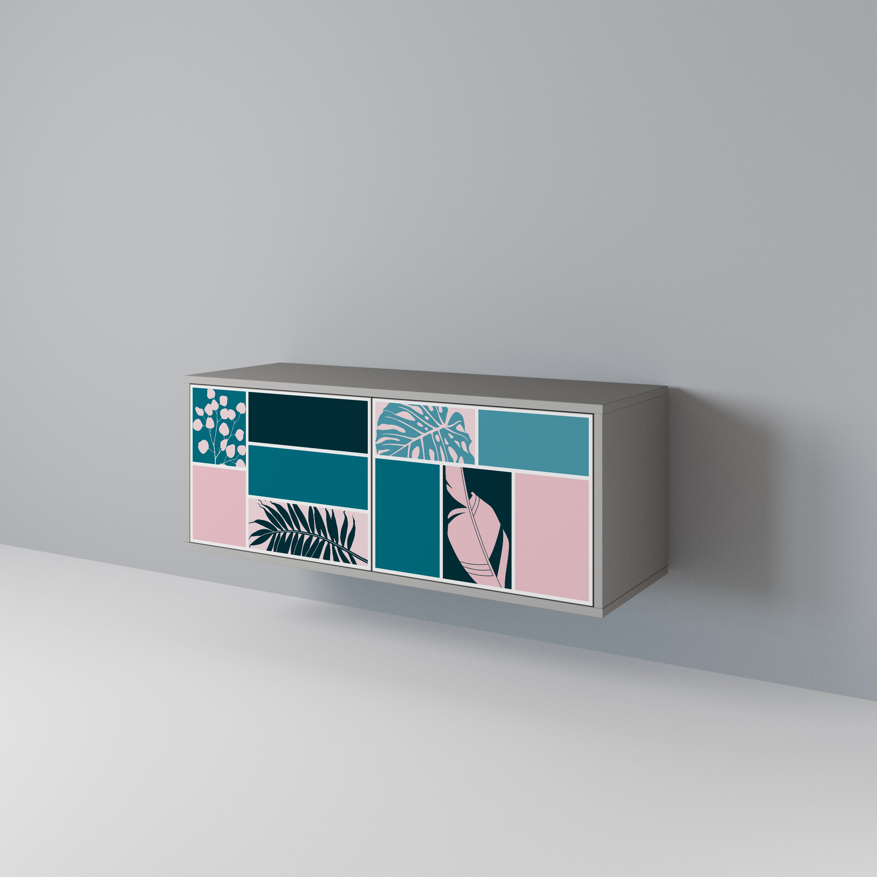 COMBINATION OF SHAPES Συμπαγές έπιπλο τηλεόρασης 2-θυρών