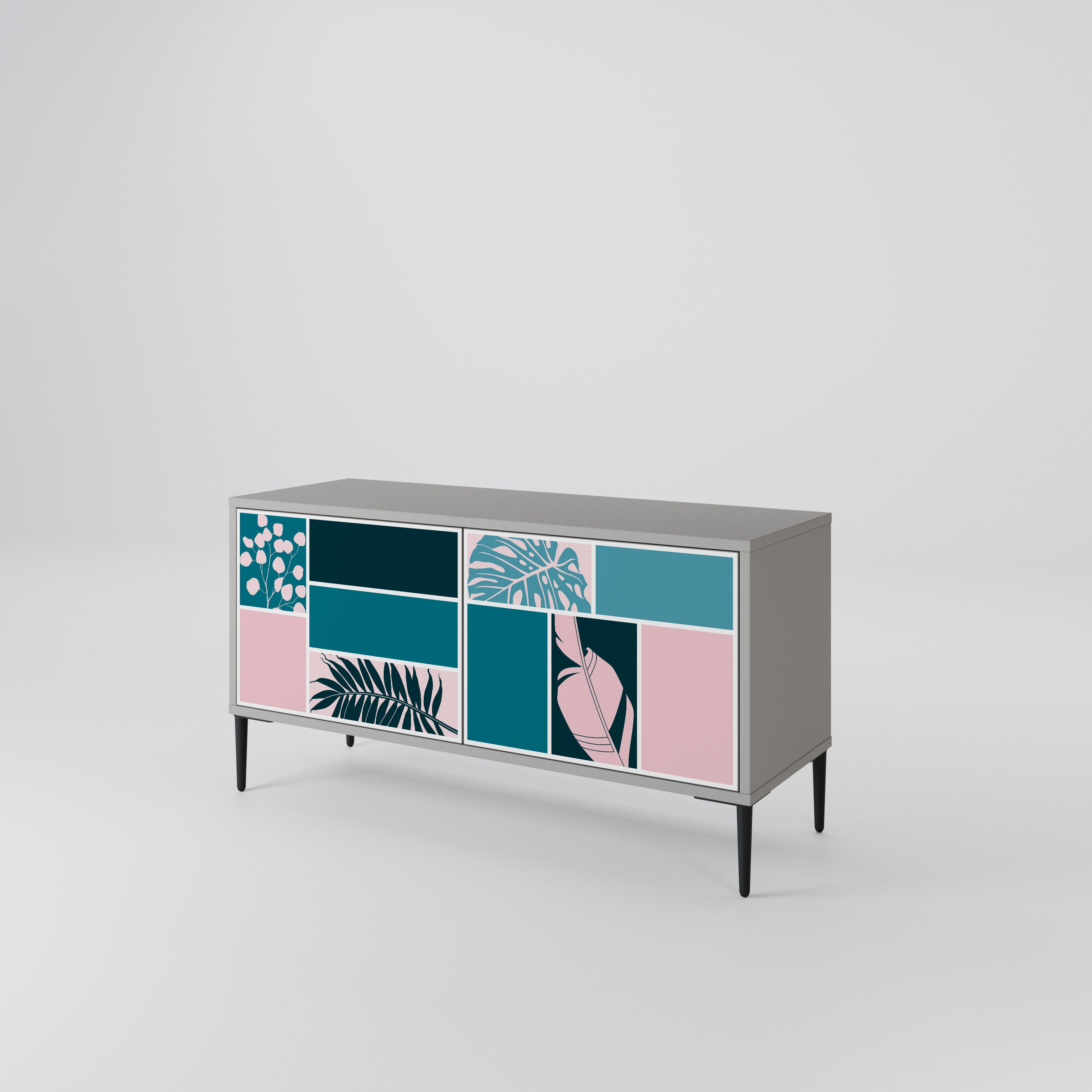 COMBINATION OF SHAPES Συμπαγές έπιπλο τηλεόρασης 2-θυρών