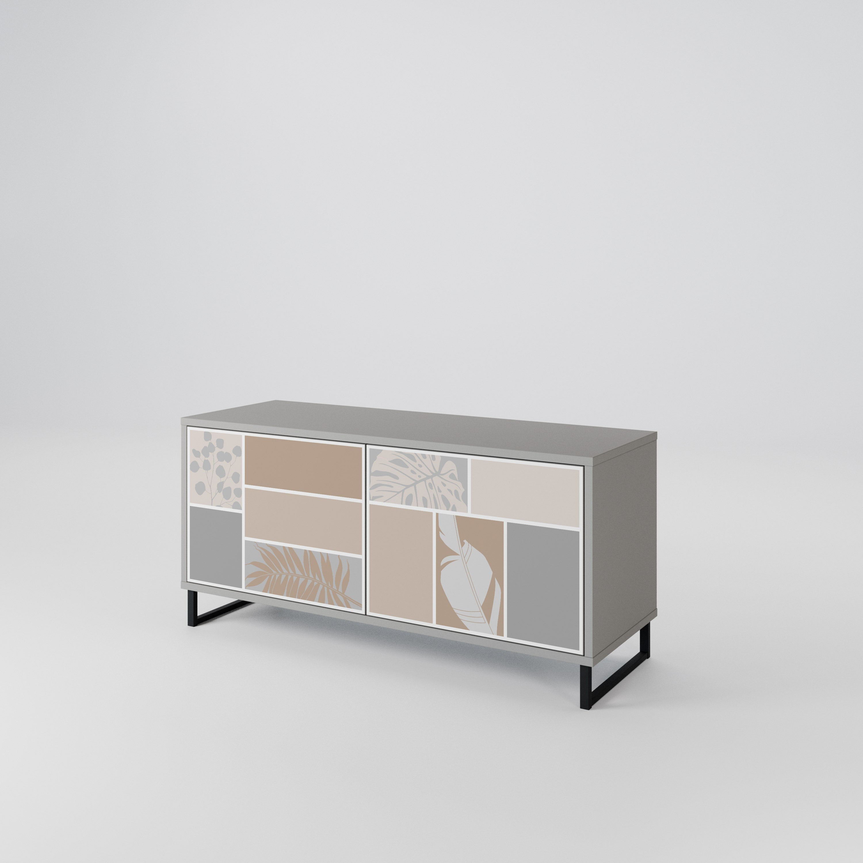 TROPICAL SHAPES Συμπαγές έπιπλο τηλεόρασης 2-θυρών