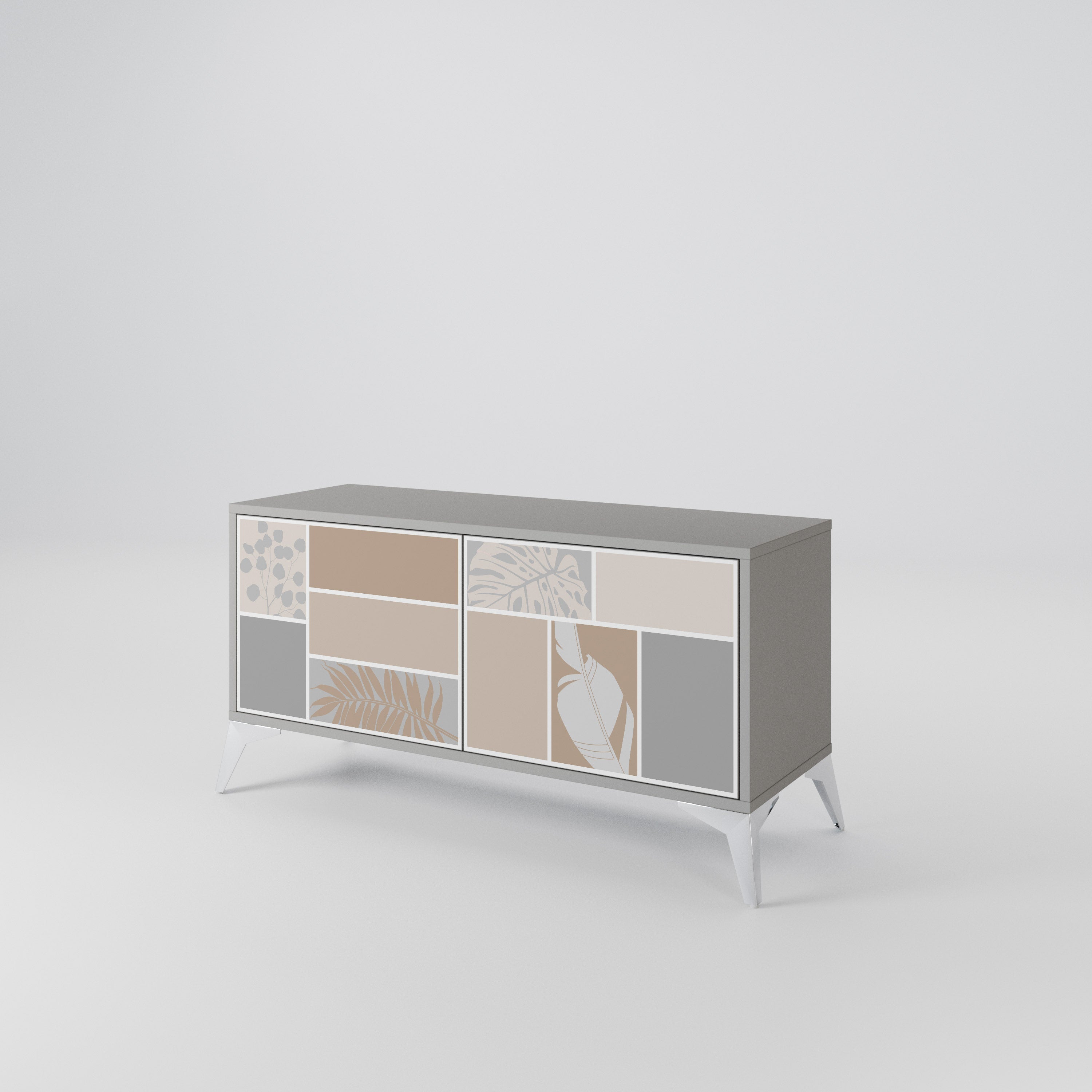 TROPICAL SHAPES Συμπαγές έπιπλο τηλεόρασης 2-θυρών