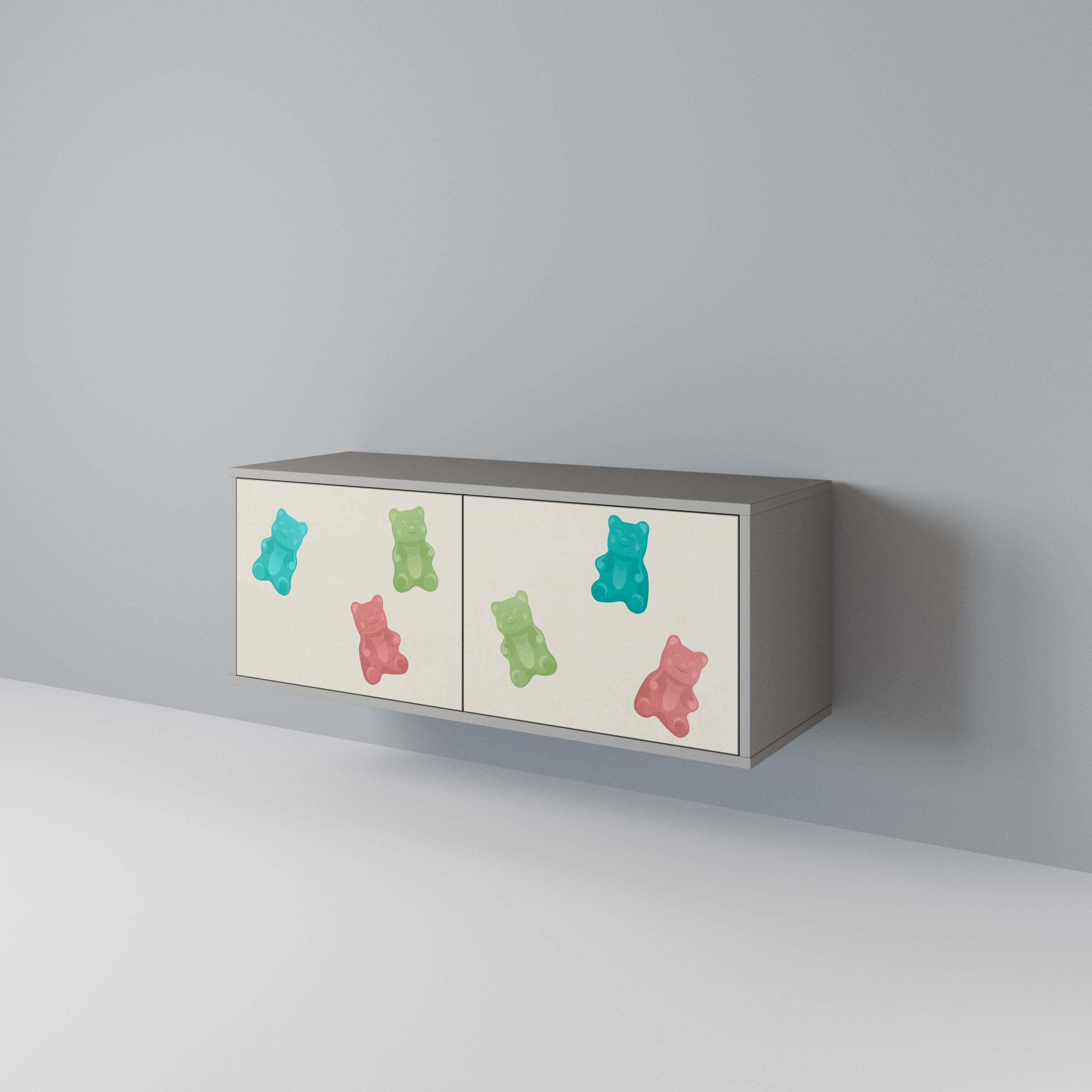 GUMMY BEARS Συμπαγές έπιπλο τηλεόρασης 2-θυρών