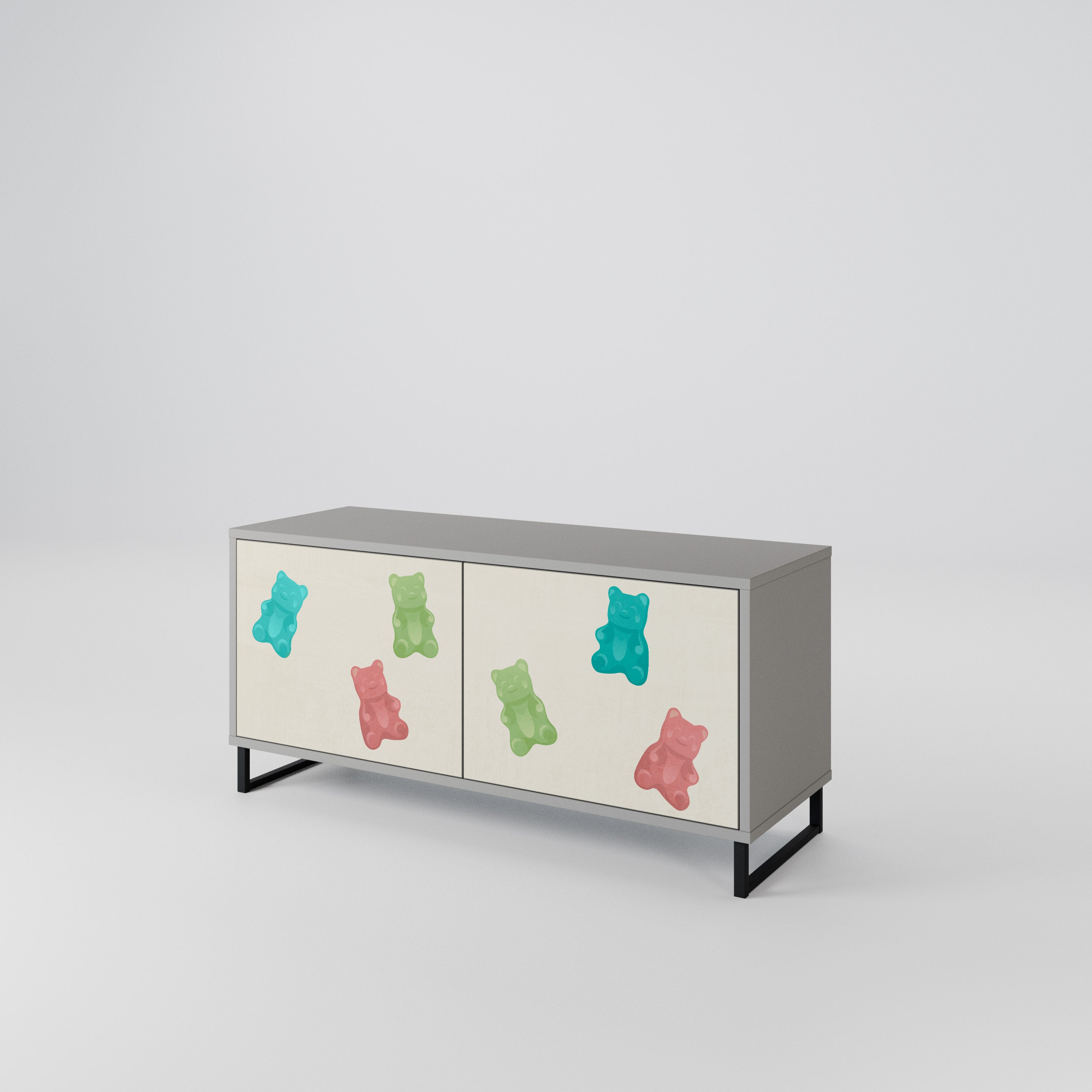 GUMMY BEARS Συμπαγές έπιπλο τηλεόρασης 2-θυρών