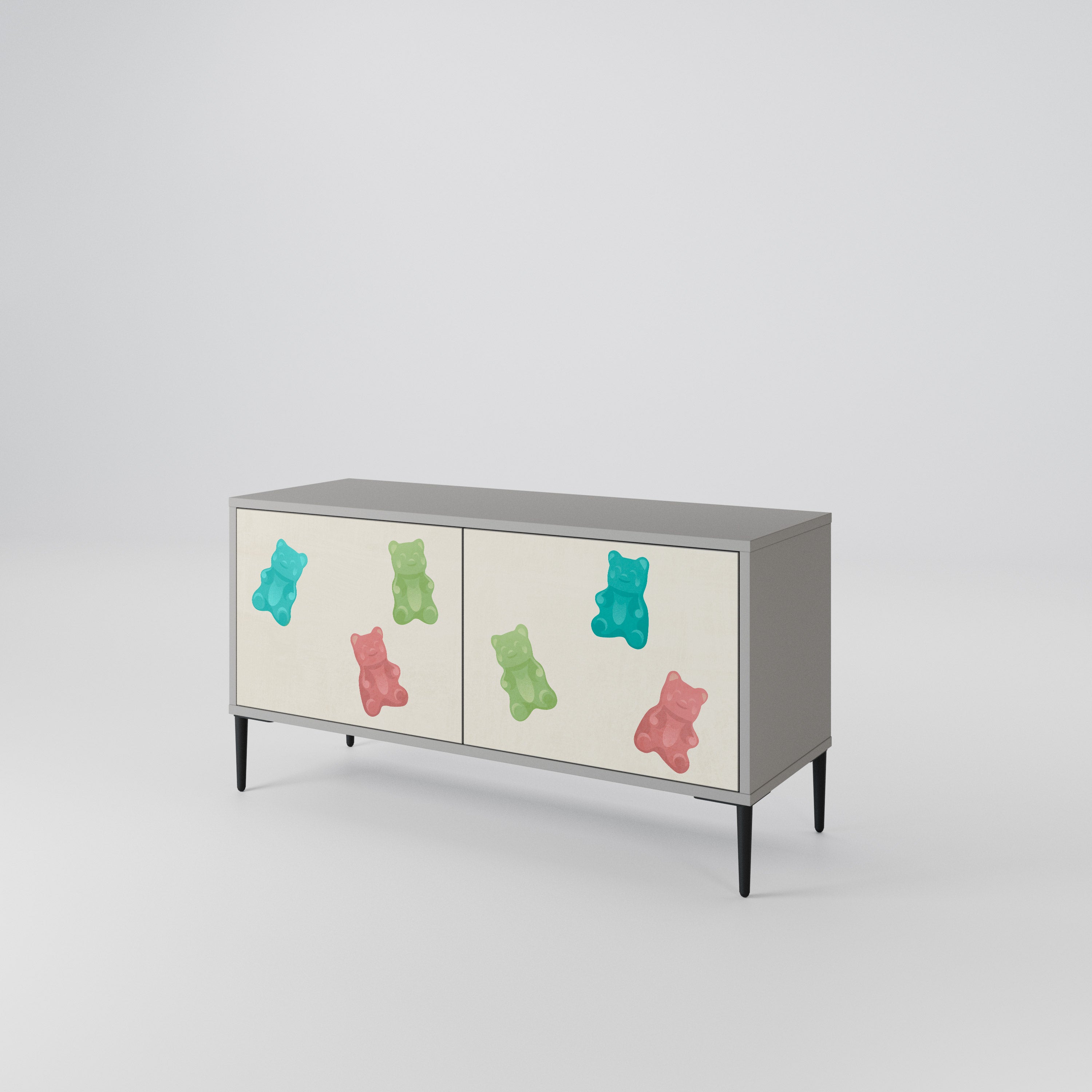 GUMMY BEARS Συμπαγές έπιπλο τηλεόρασης 2-θυρών