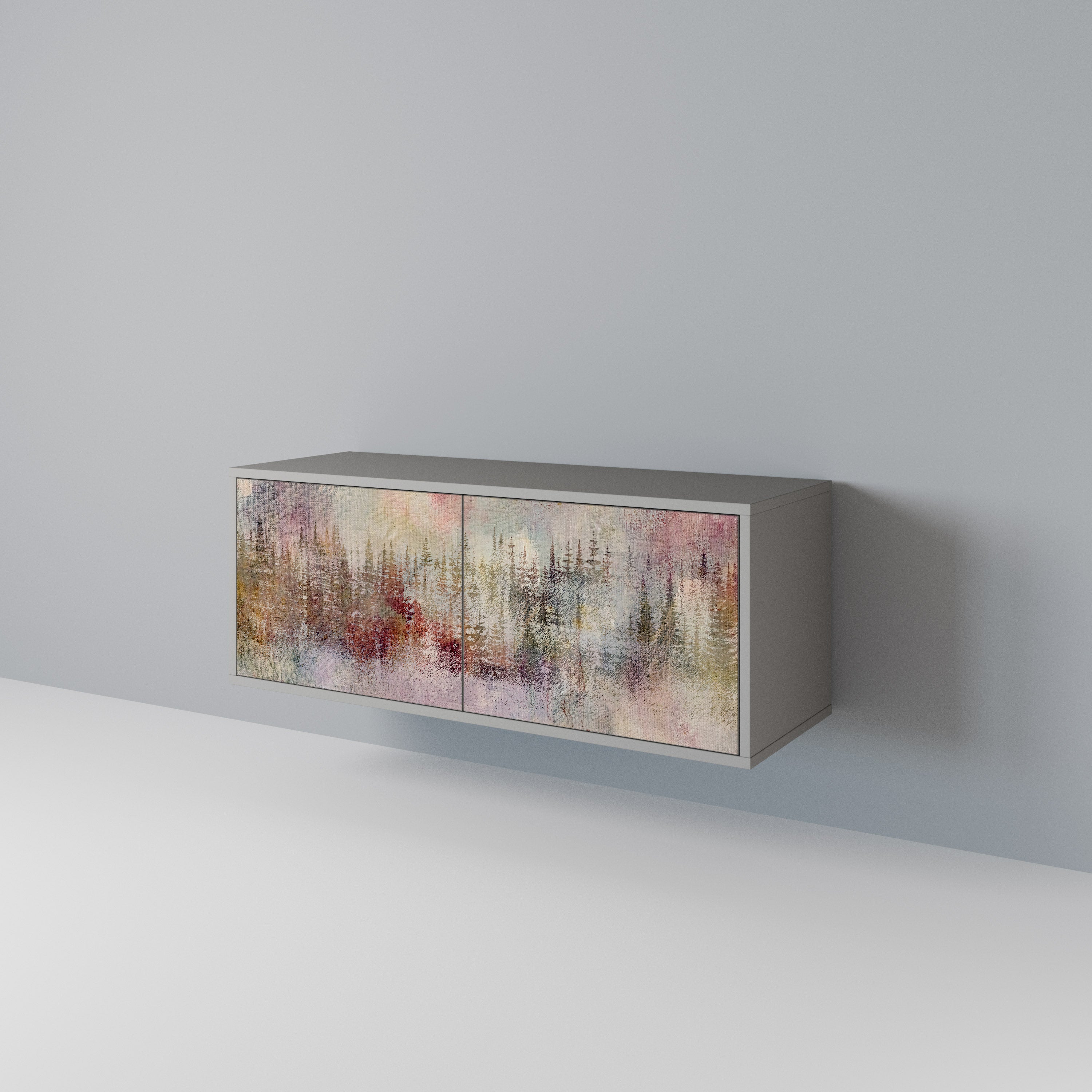 VEILED SUMMIT Συμπαγές έπιπλο τηλεόρασης 2-θυρών