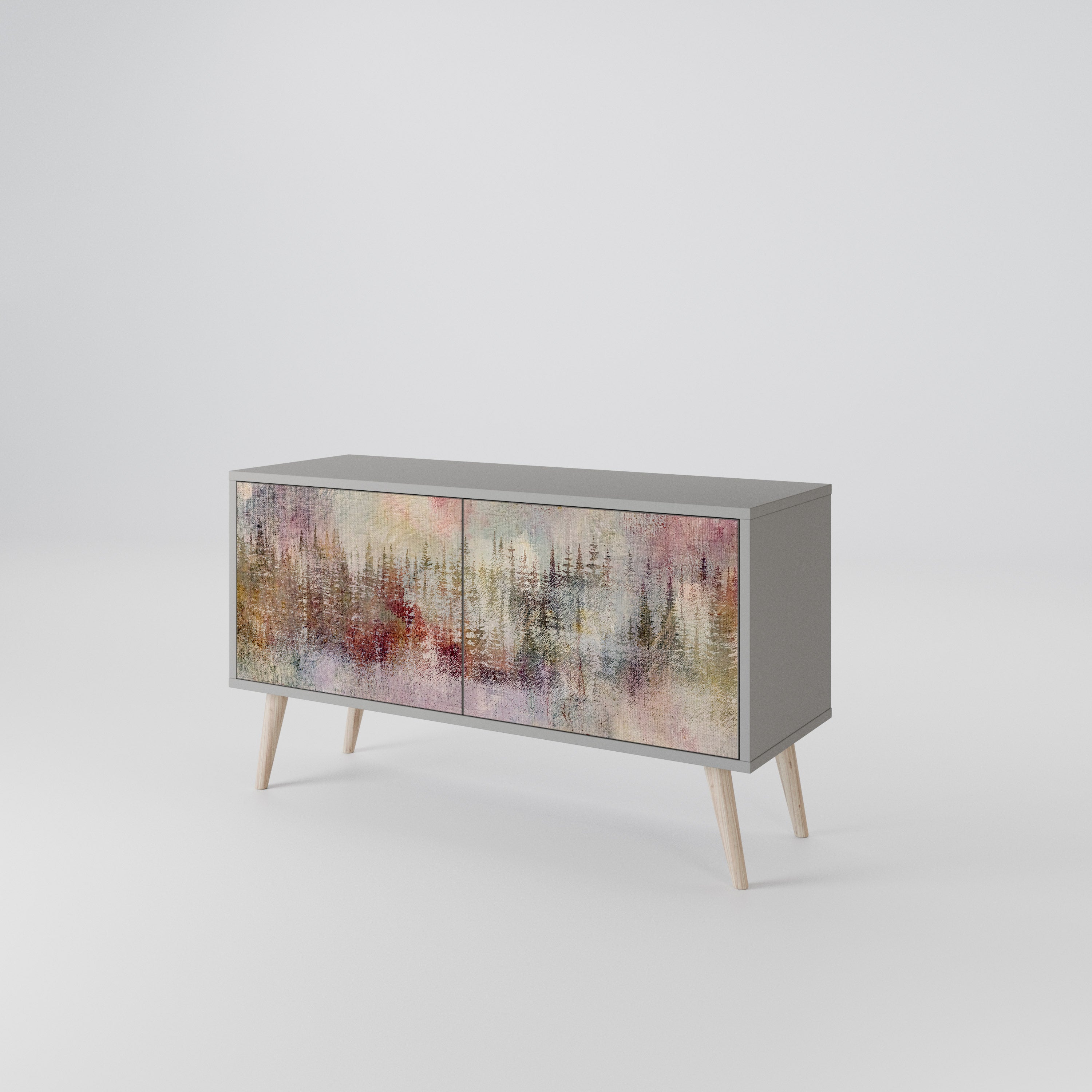 VEILED SUMMIT Συμπαγές έπιπλο τηλεόρασης 2-θυρών