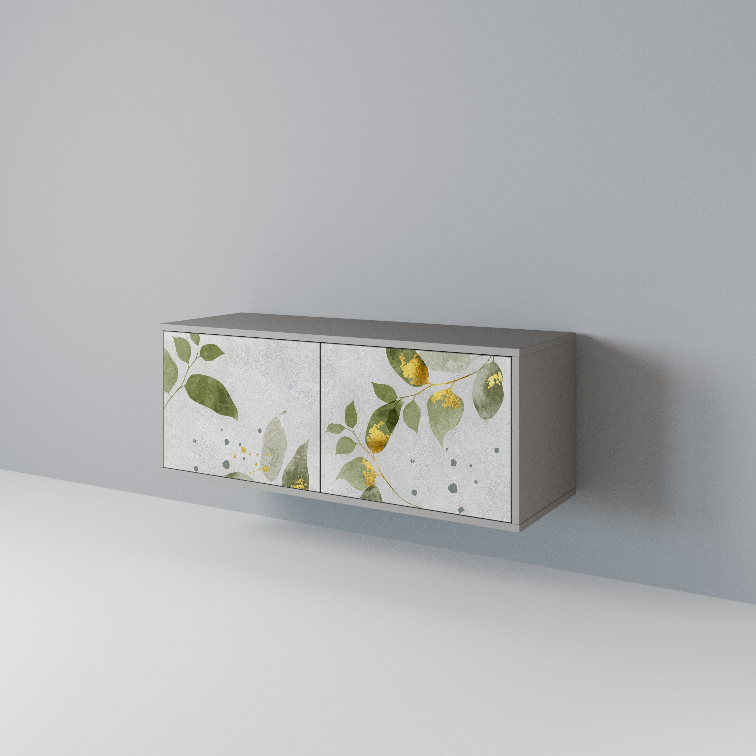 ELEGANT BOTANICS Συμπαγές έπιπλο τηλεόρασης 2-θυρών