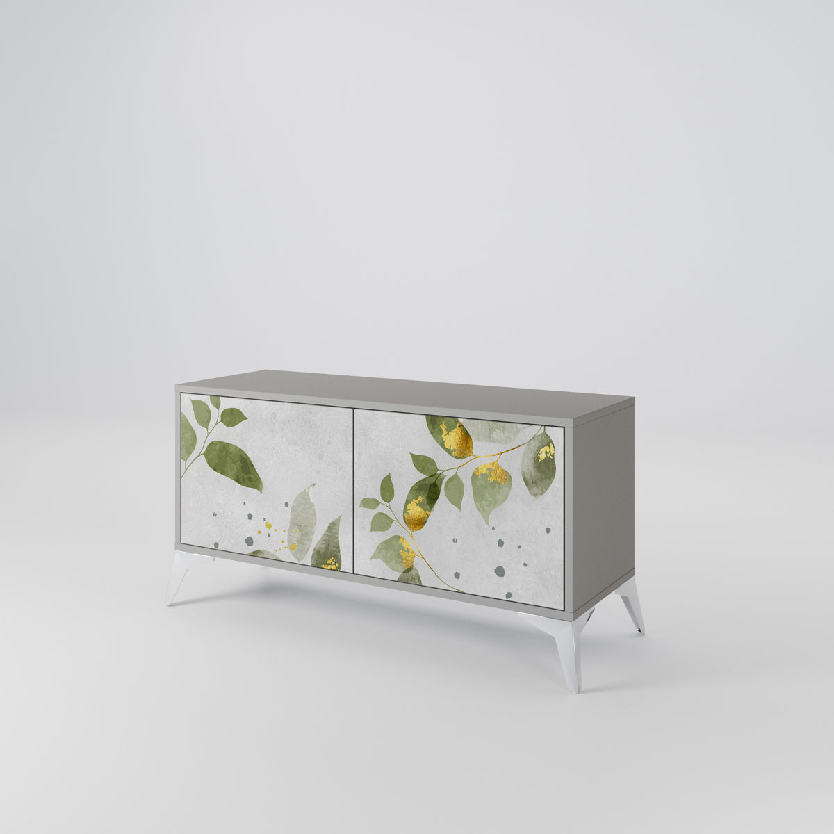 ELEGANT BOTANICS Συμπαγές έπιπλο τηλεόρασης 2-θυρών