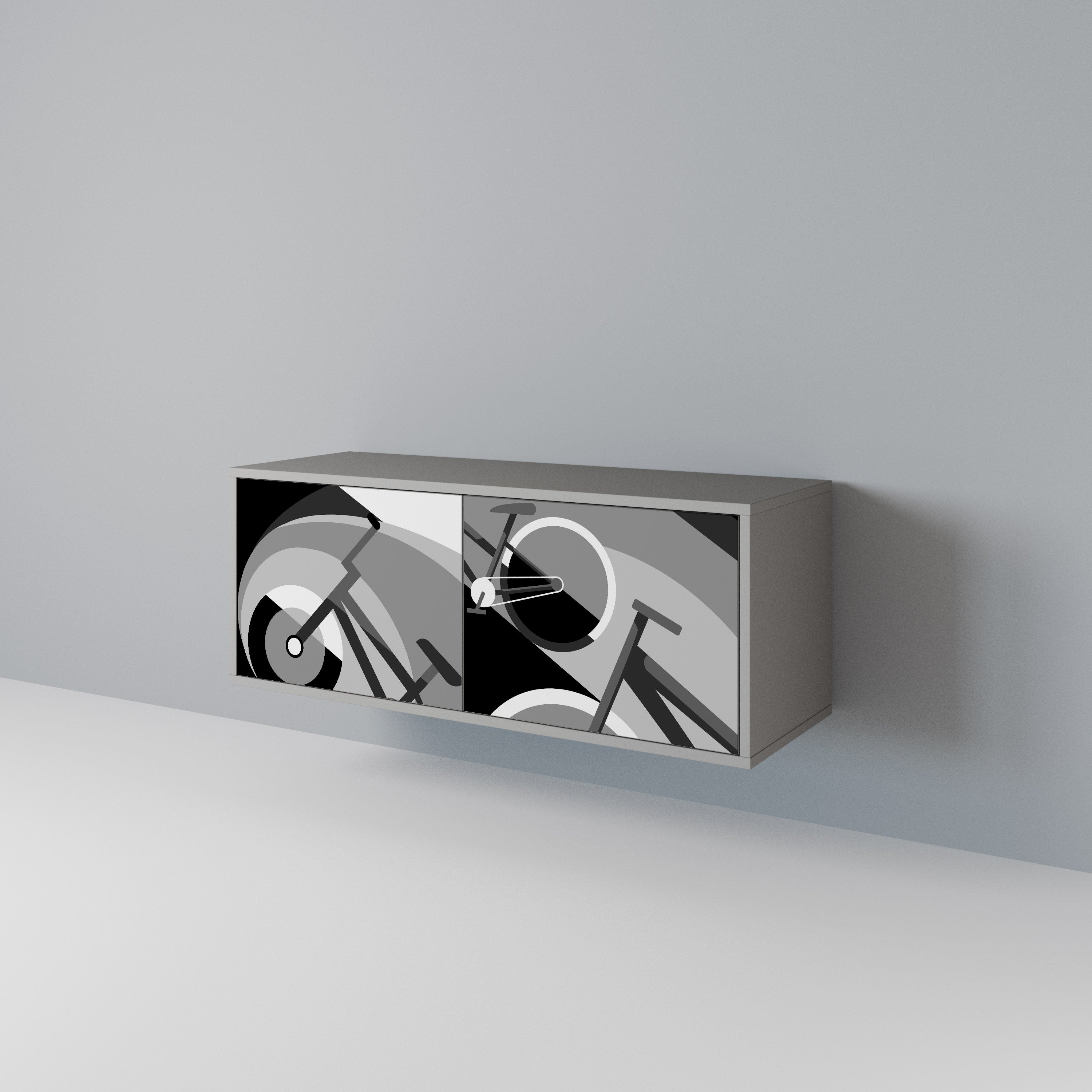 BIKE ENERGY Συμπαγές έπιπλο τηλεόρασης 2-θυρών