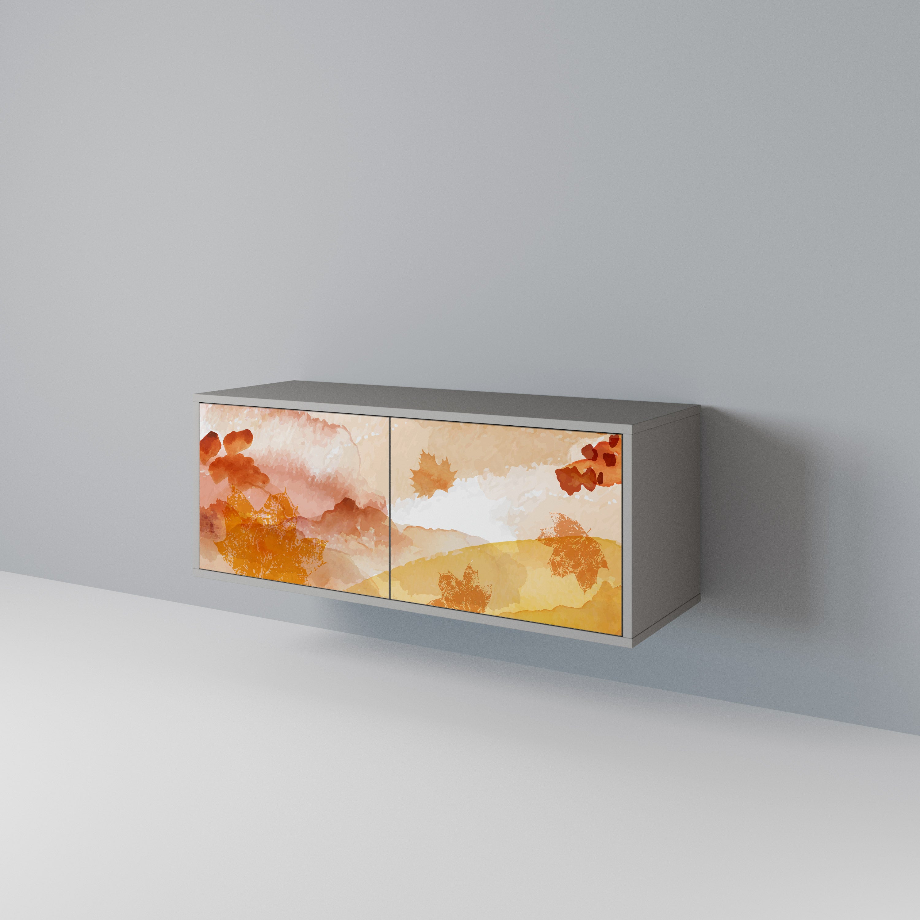 TRACES OF AUTUMN Συμπαγές έπιπλο τηλεόρασης 2-θυρών