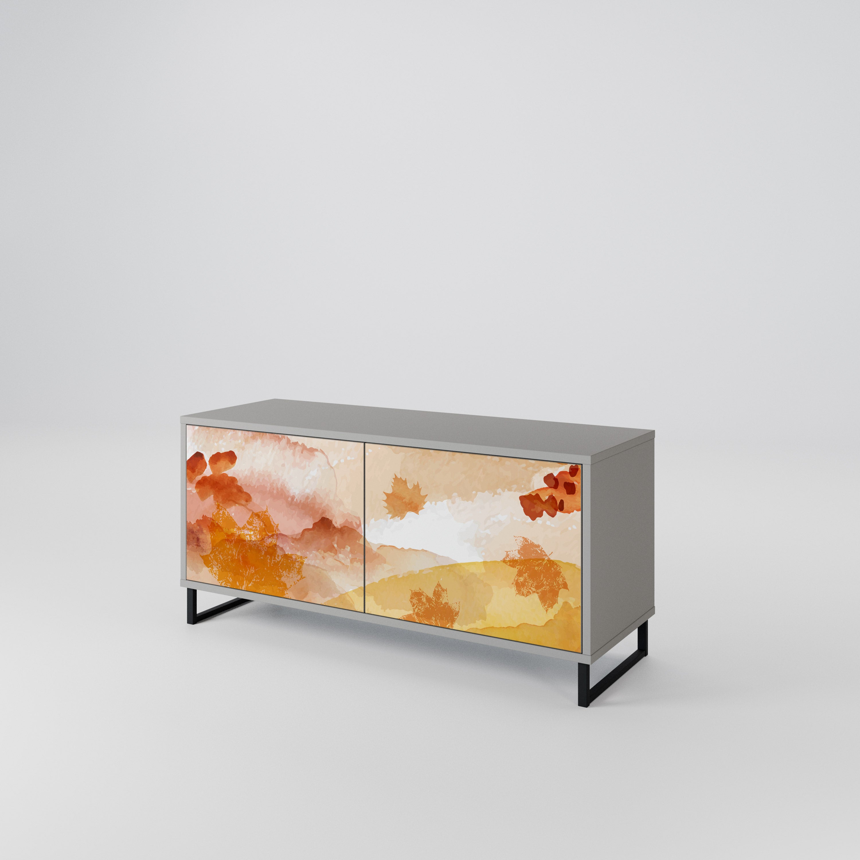 TRACES OF AUTUMN Συμπαγές έπιπλο τηλεόρασης 2-θυρών