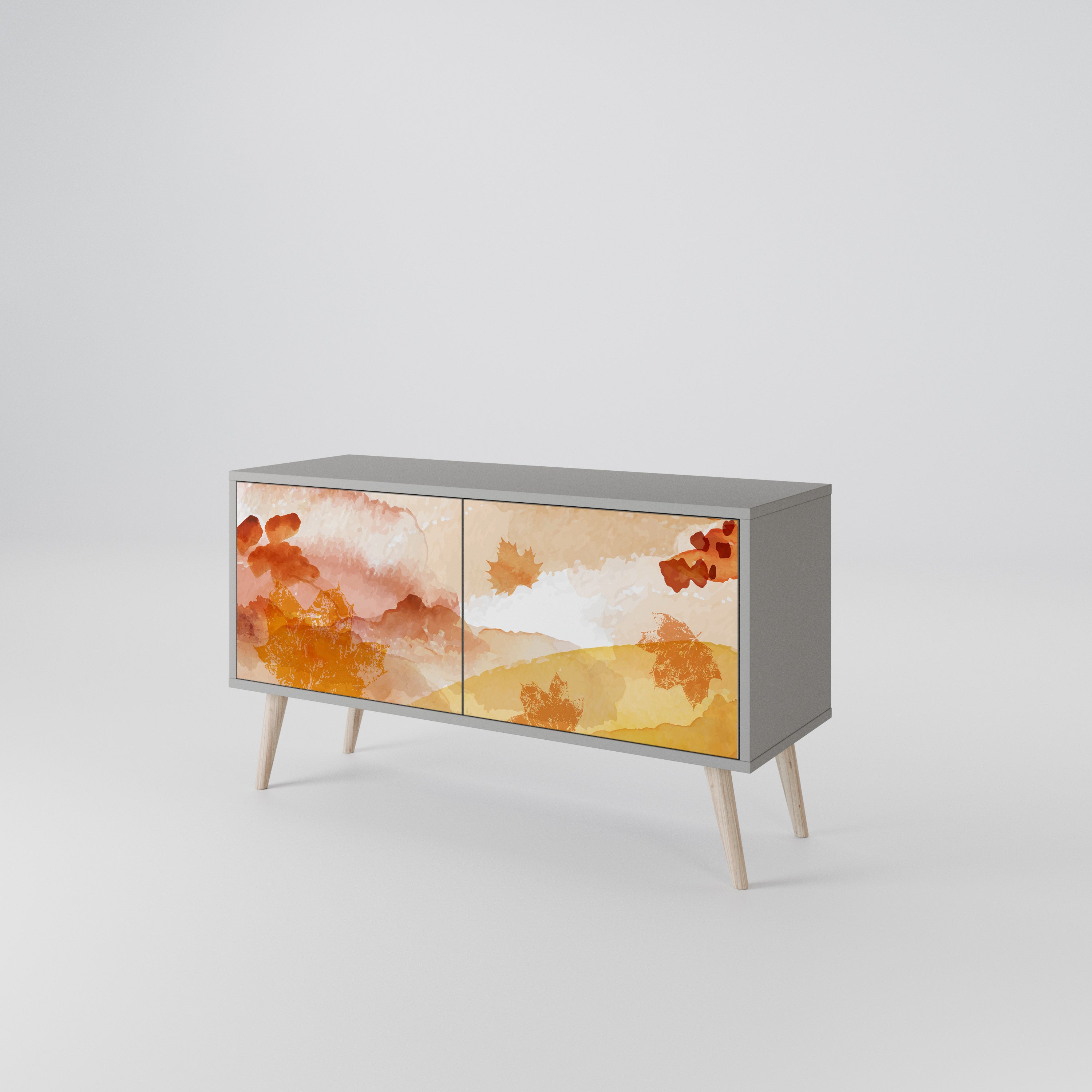 TRACES OF AUTUMN Συμπαγές έπιπλο τηλεόρασης 2-θυρών