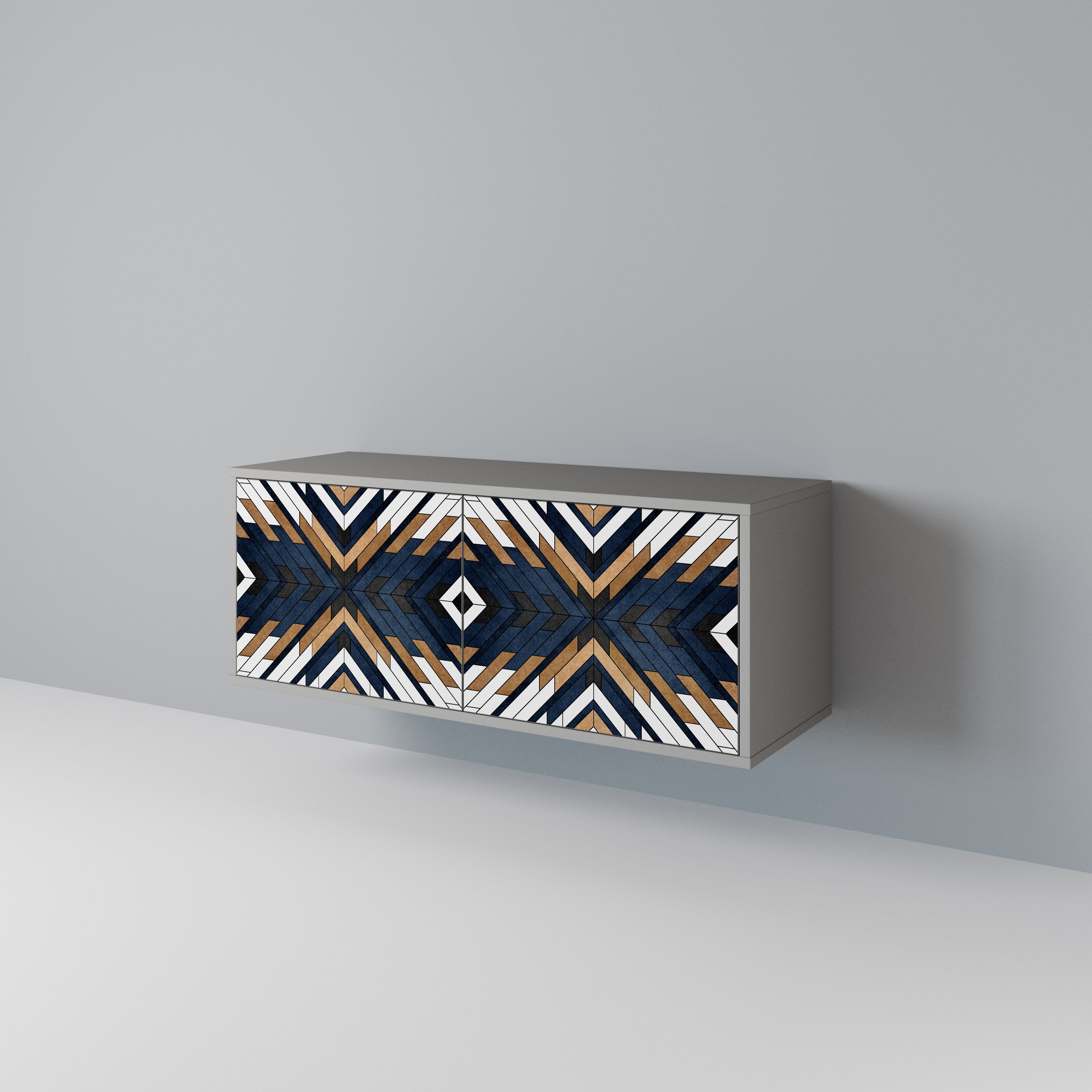 ARTFUL GEOMETRY Συμπαγές έπιπλο τηλεόρασης 2-θυρών