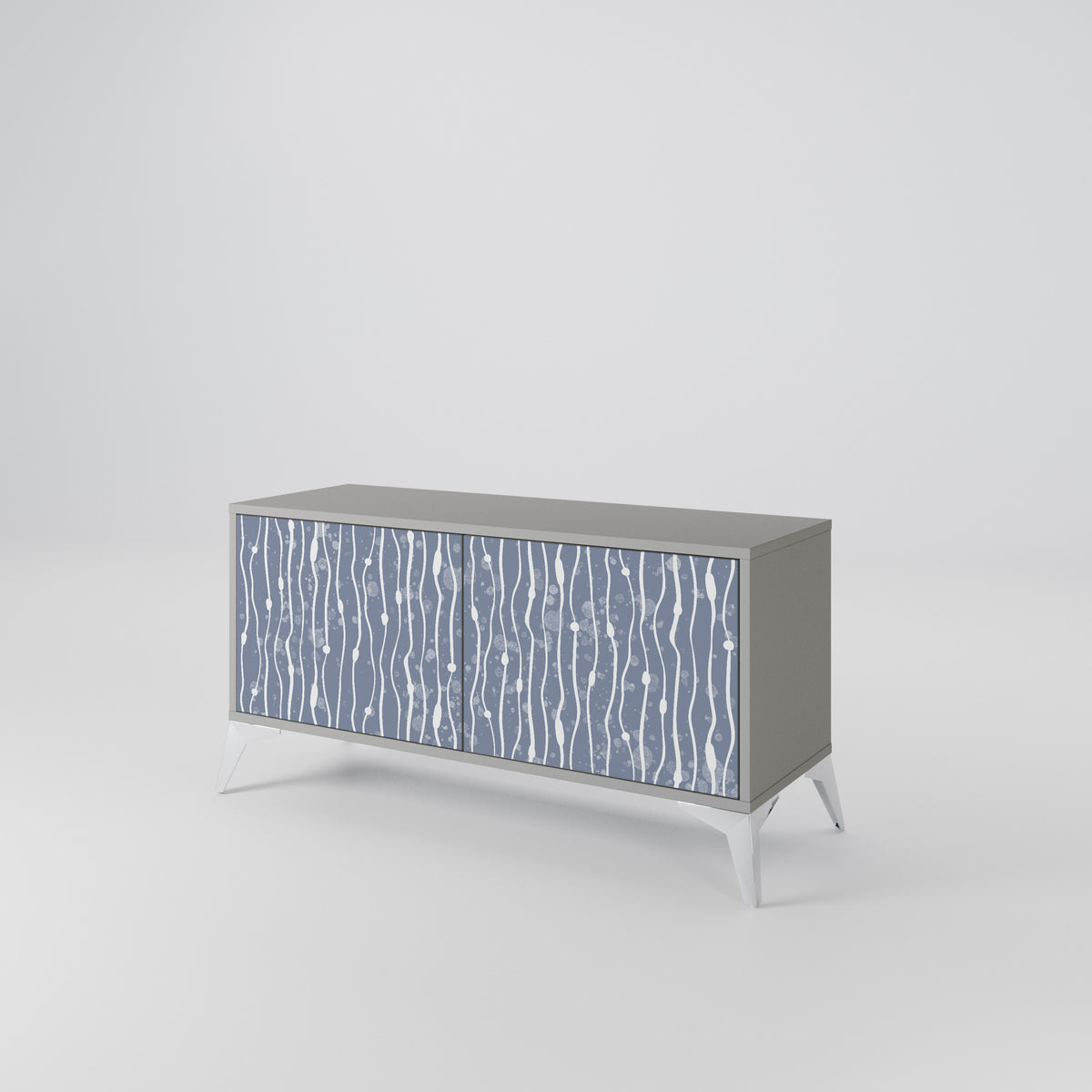GRAPHITE RAIN Συμπαγές έπιπλο τηλεόρασης 2-θυρών