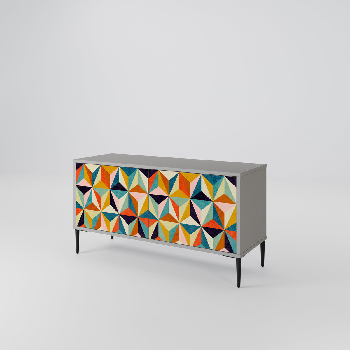 TESSELATE TREASURES Compact 2-Door TV Cabinet