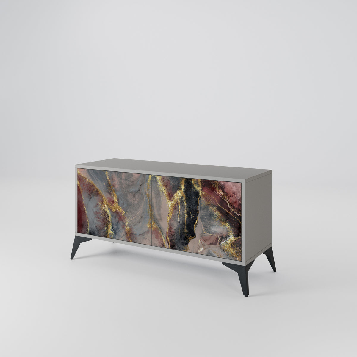 GOLDEN TIDES Compact 2-Door TV Cabinet