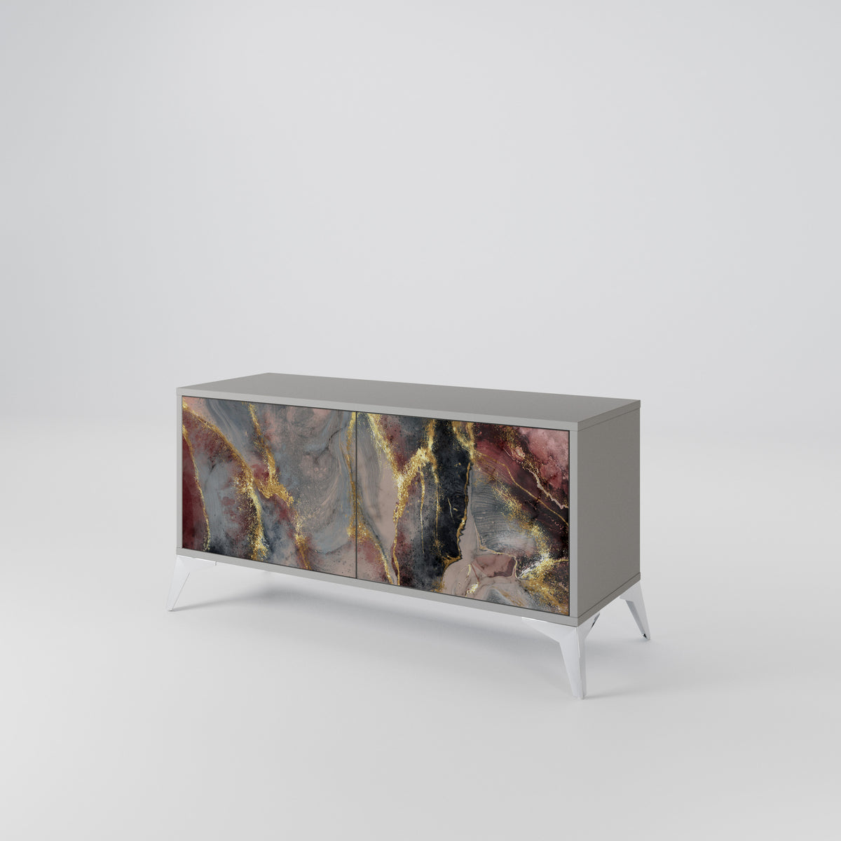 GOLDEN TIDES Compact 2-Door TV Cabinet