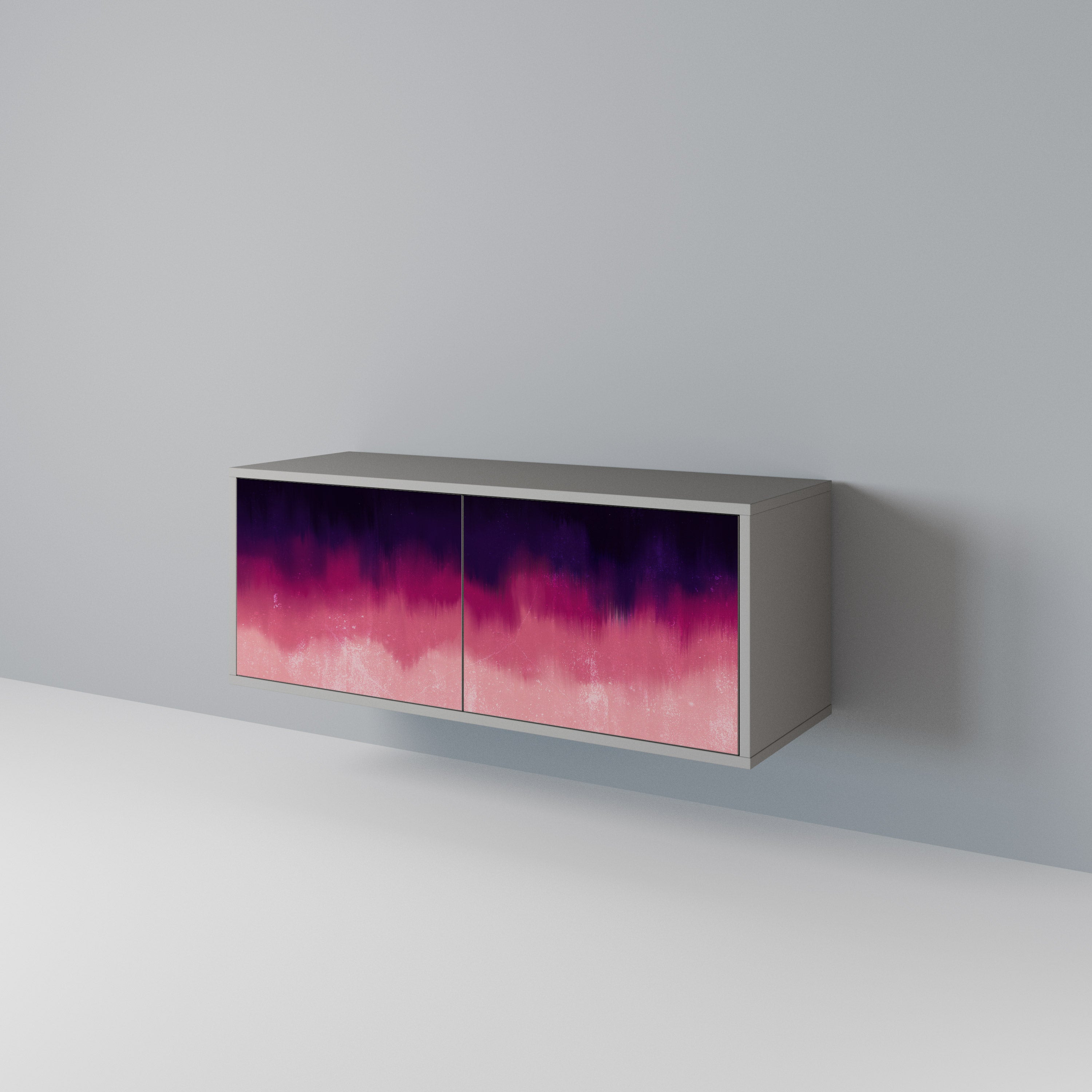 AURORA BOREALIS Compact 2-Door TV Cabinet