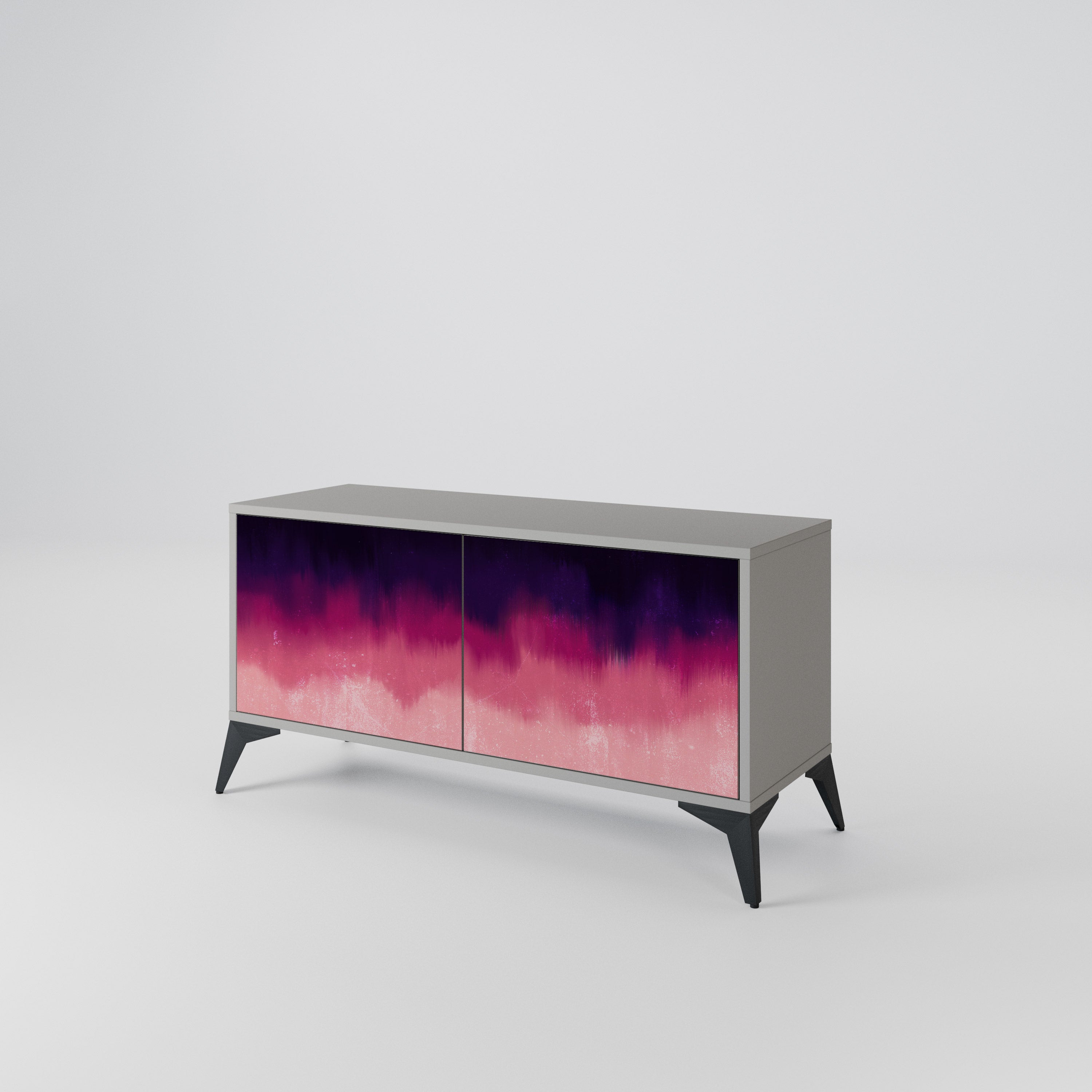 AURORA BOREALIS Compact 2-Door TV Cabinet