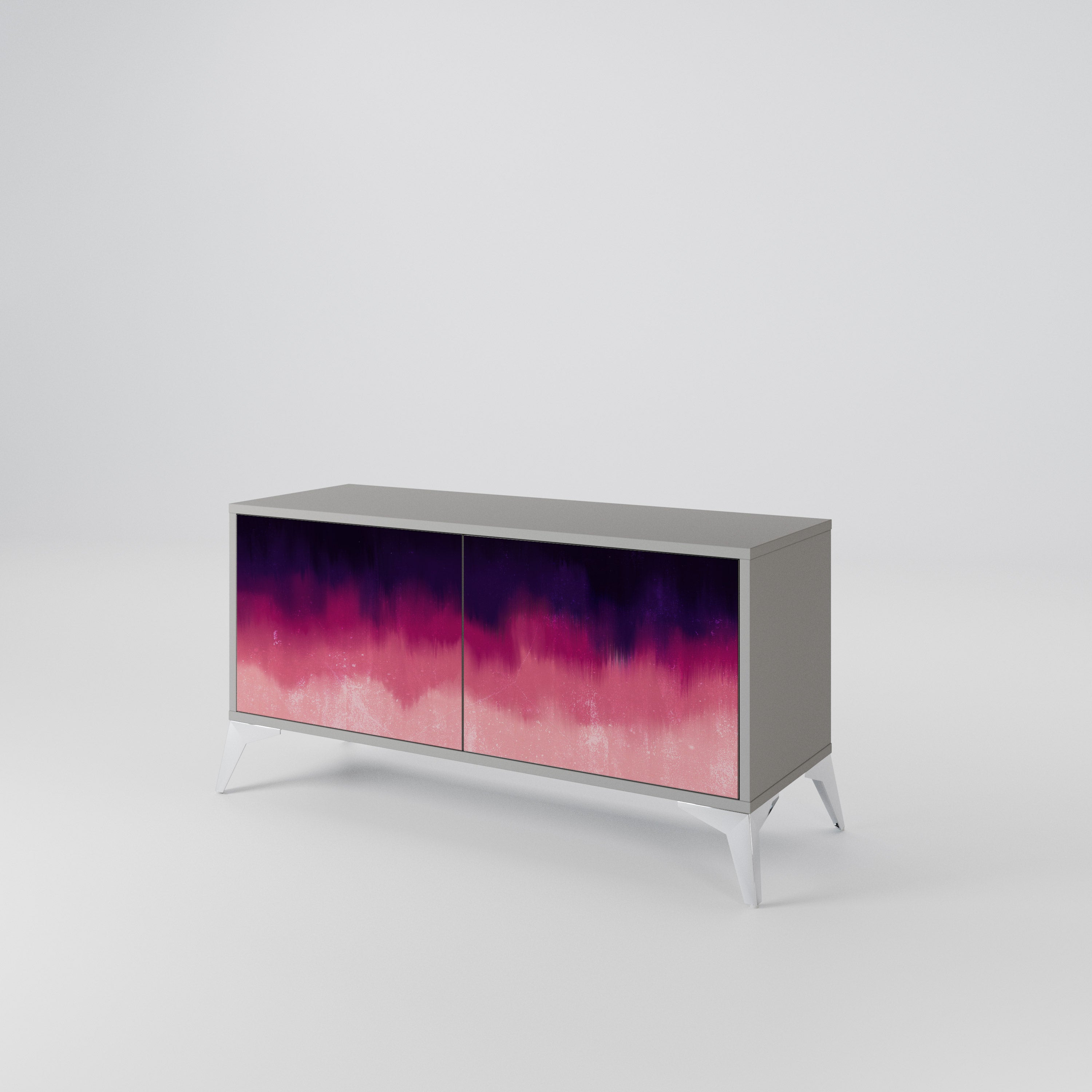 AURORA BOREALIS Compact 2-Door TV Cabinet