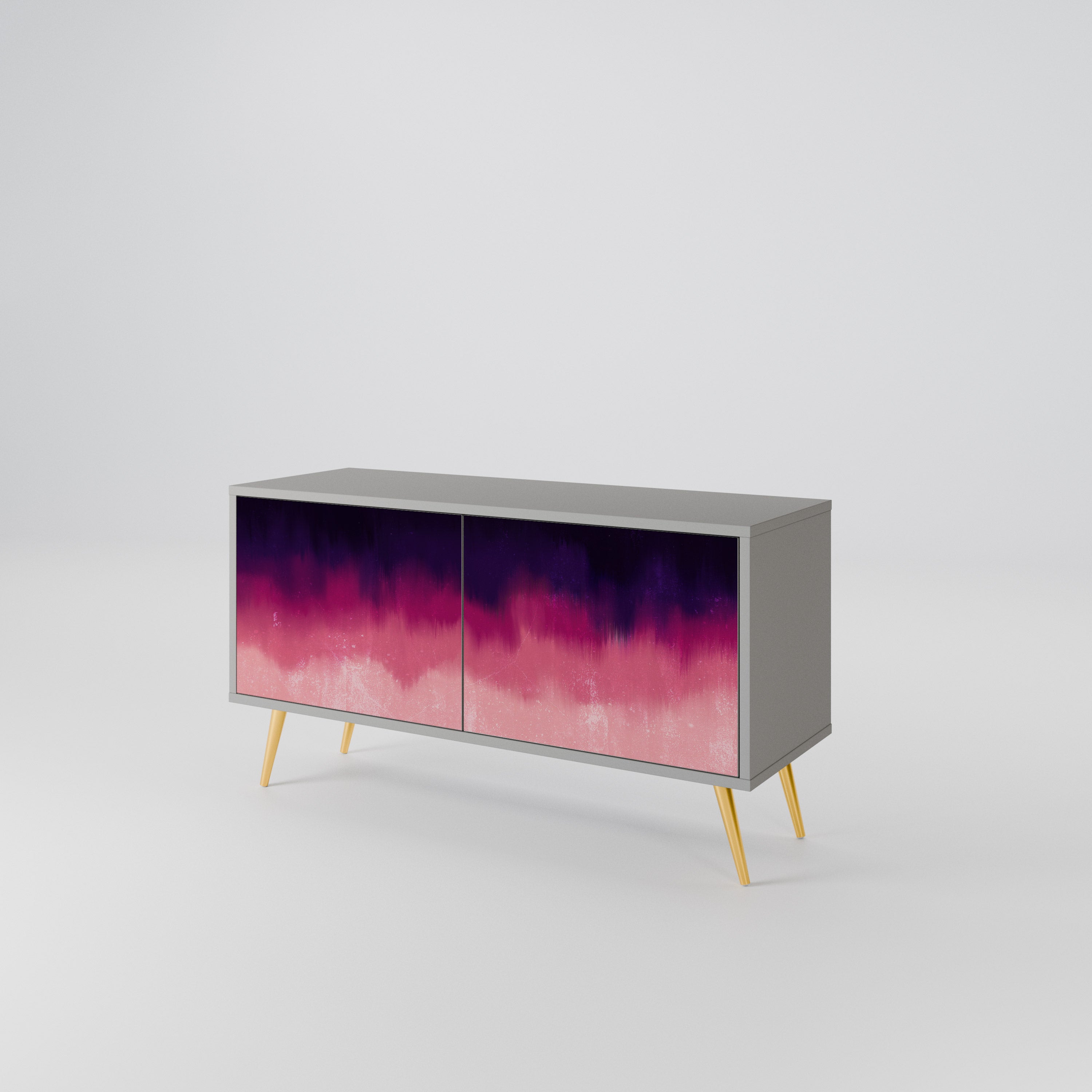 AURORA BOREALIS Compact 2-Door TV Cabinet