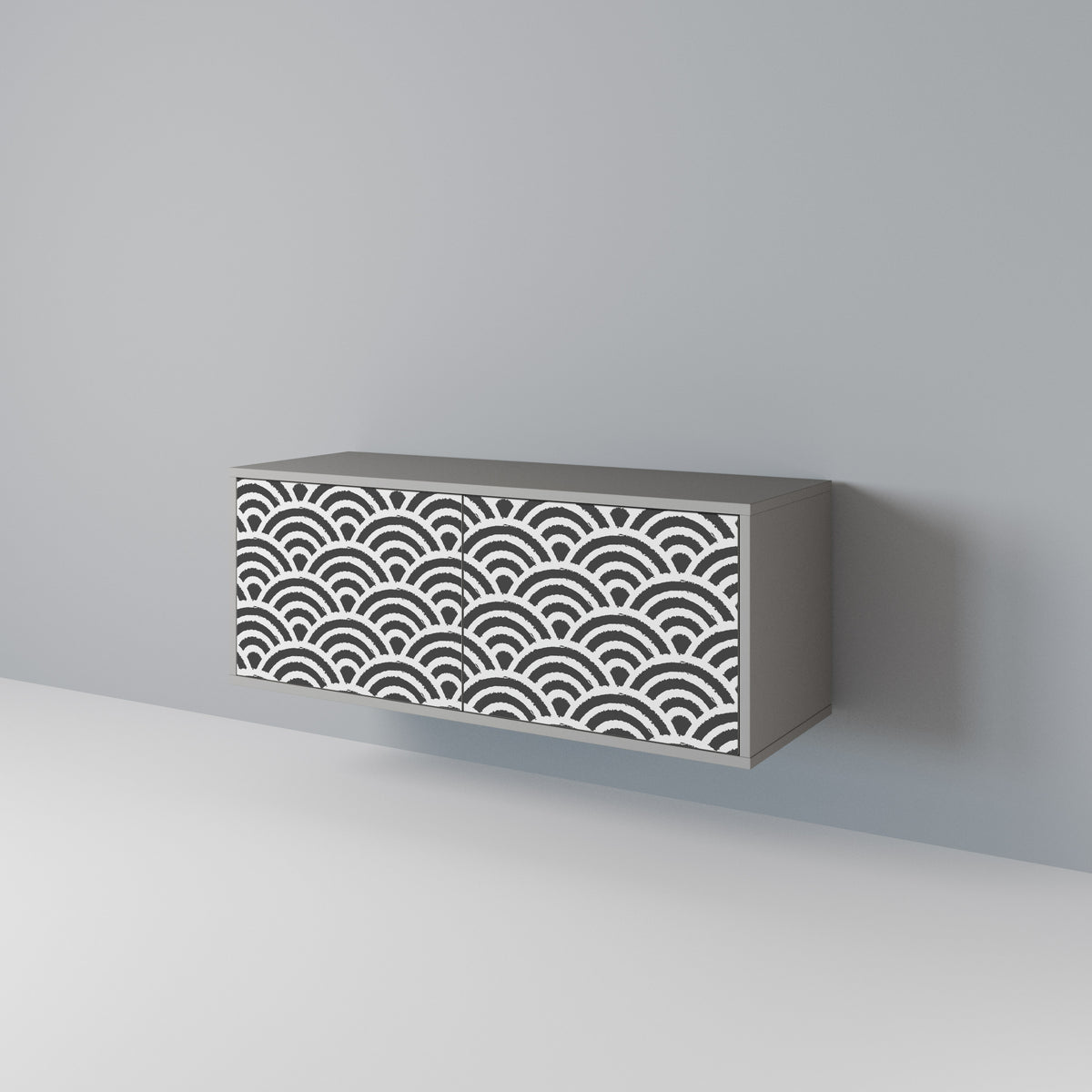 GLOOMY HOST Συμπαγές έπιπλο τηλεόρασης 2-θυρών