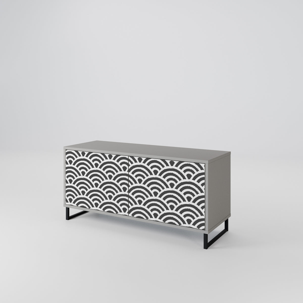 GLOOMY HOST Συμπαγές έπιπλο τηλεόρασης 2-θυρών