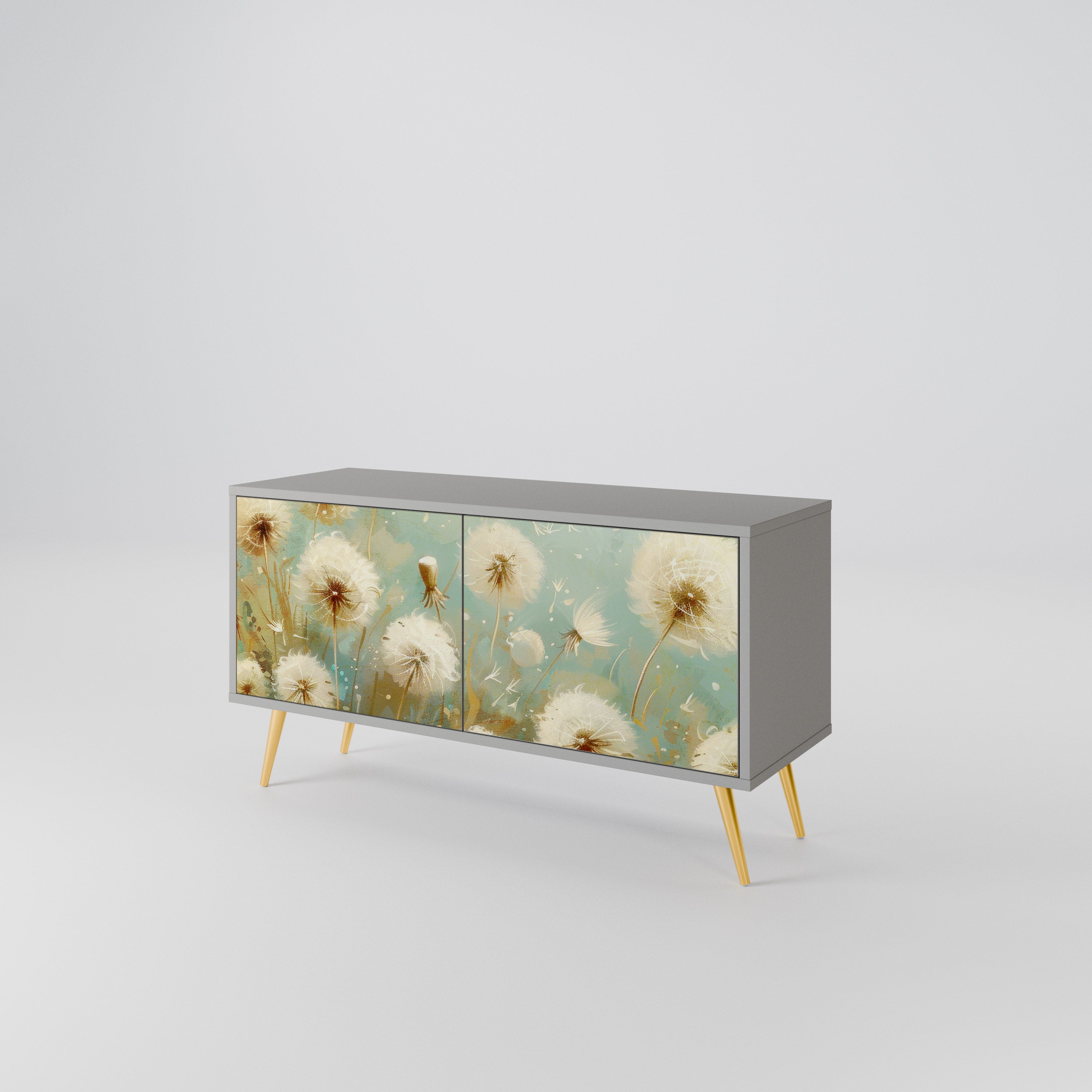 DREAMY MEADOW Compact 2-Door TV Cabinet