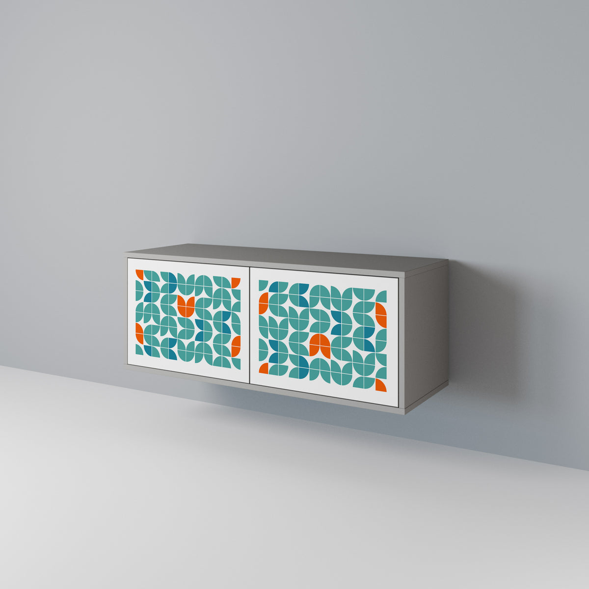 BE THE CHANGE Συμπαγές έπιπλο τηλεόρασης 2-θυρών