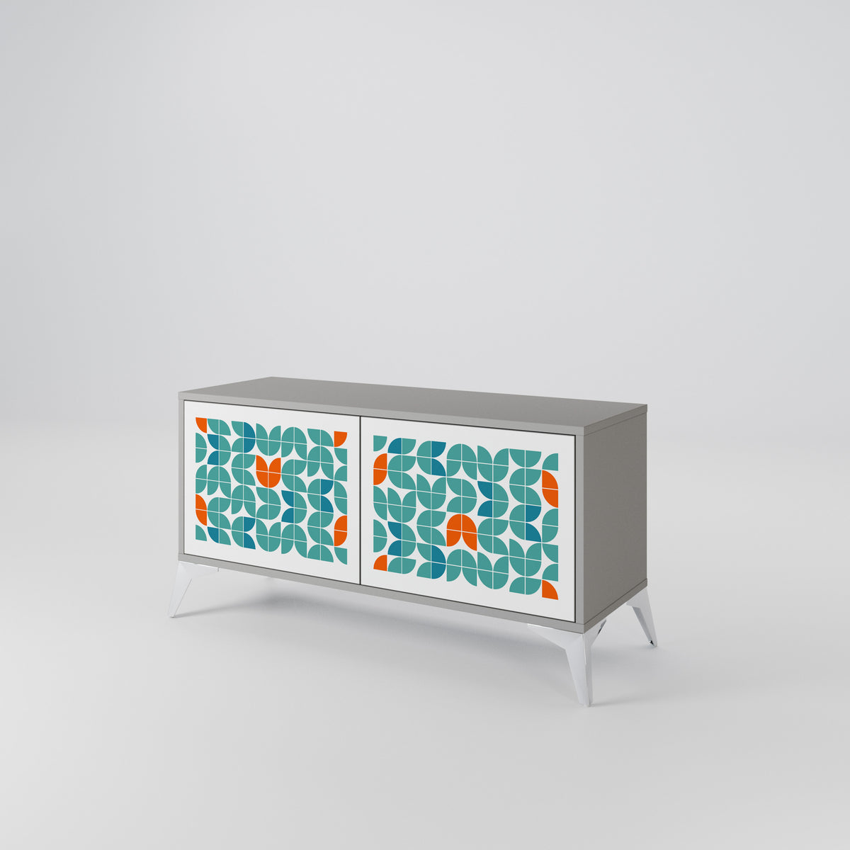 BE THE CHANGE Συμπαγές έπιπλο τηλεόρασης 2-θυρών