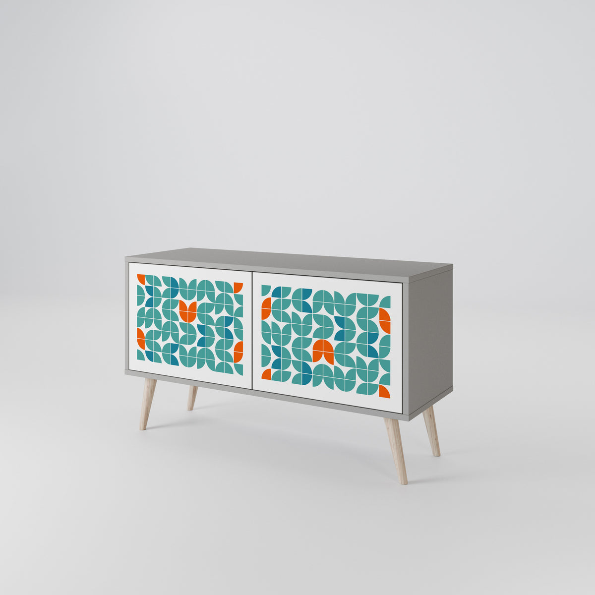 BE THE CHANGE Συμπαγές έπιπλο τηλεόρασης 2-θυρών