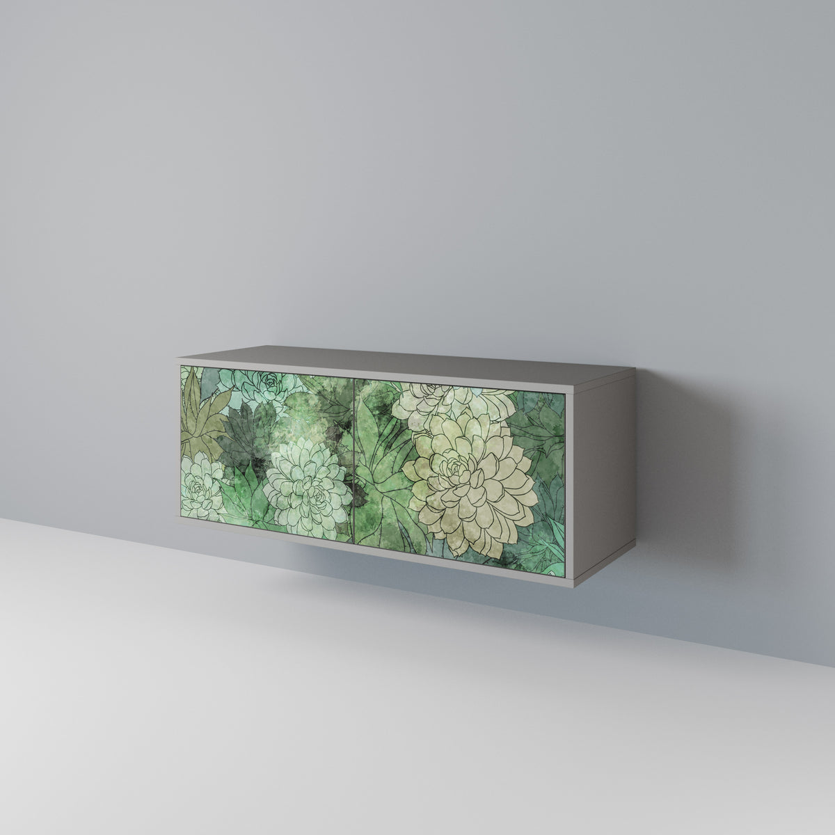 SUCCULENT CLUSTER Συμπαγές έπιπλο τηλεόρασης 2-θυρών