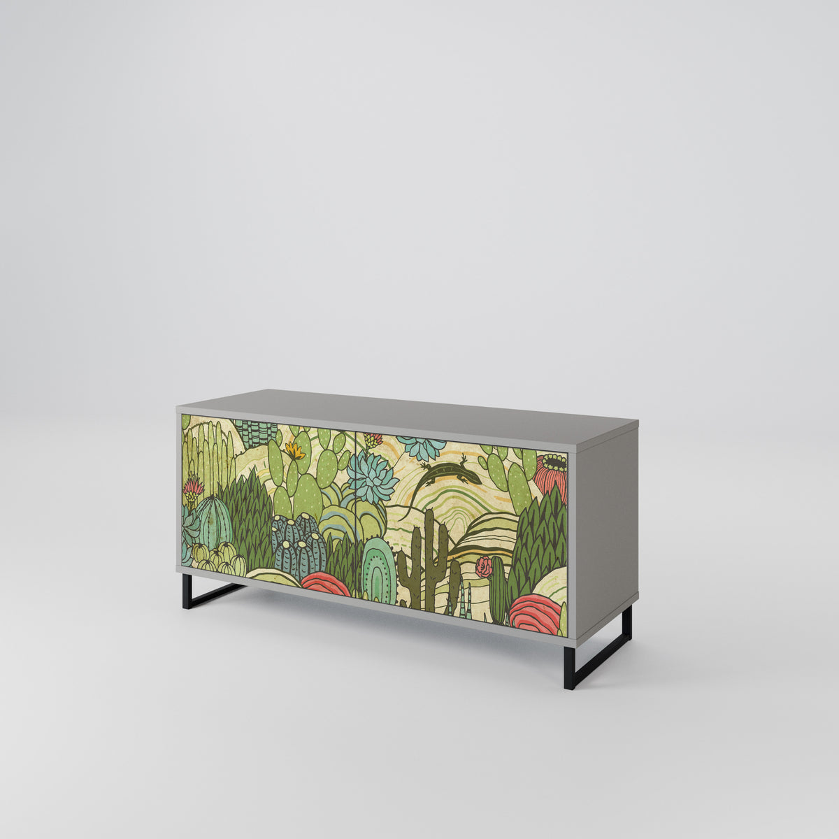 SUCCULENTS KALEIDOSCOPE Συμπαγές έπιπλο τηλεόρασης 2-θυρών