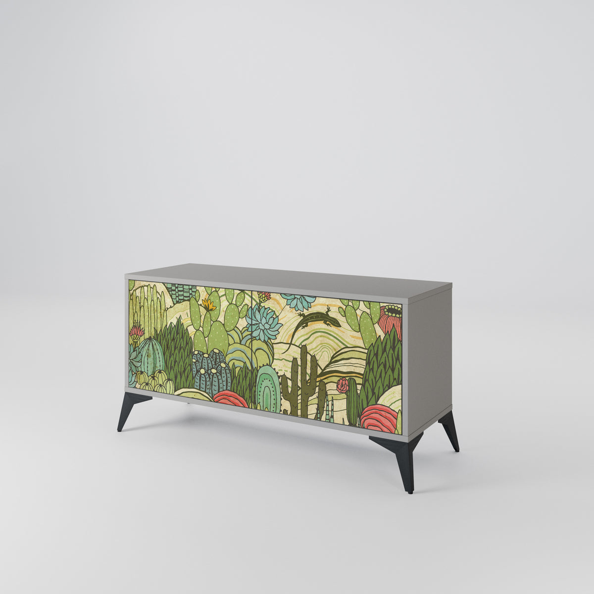 SUCCULENTS KALEIDOSCOPE Συμπαγές έπιπλο τηλεόρασης 2-θυρών