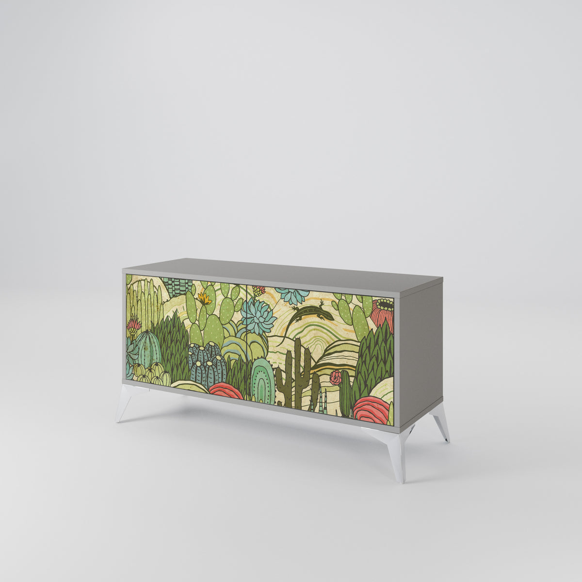 SUCCULENTS KALEIDOSCOPE Συμπαγές έπιπλο τηλεόρασης 2-θυρών