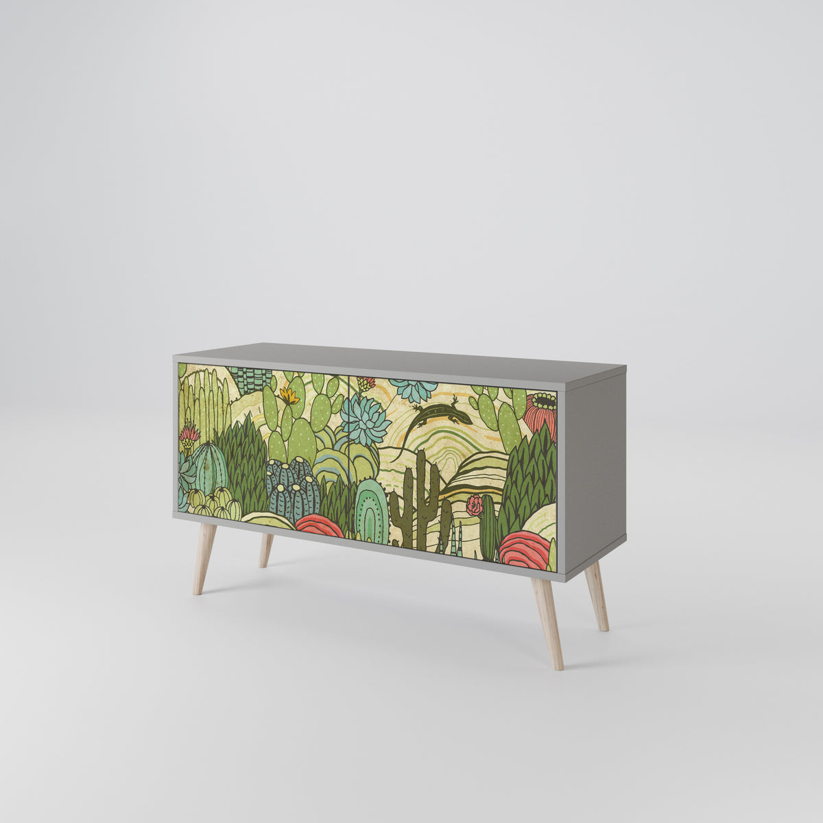 SUCCULENTS KALEIDOSCOPE Συμπαγές έπιπλο τηλεόρασης 2-θυρών