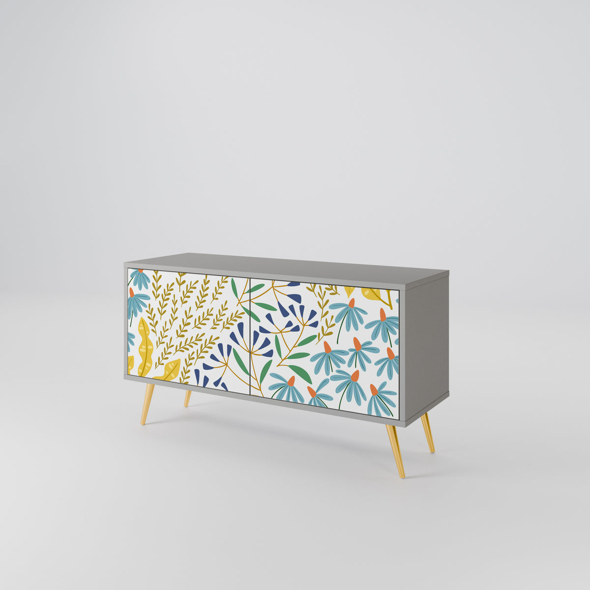 HELLO SPRING Συμπαγές έπιπλο τηλεόρασης 2-θυρών