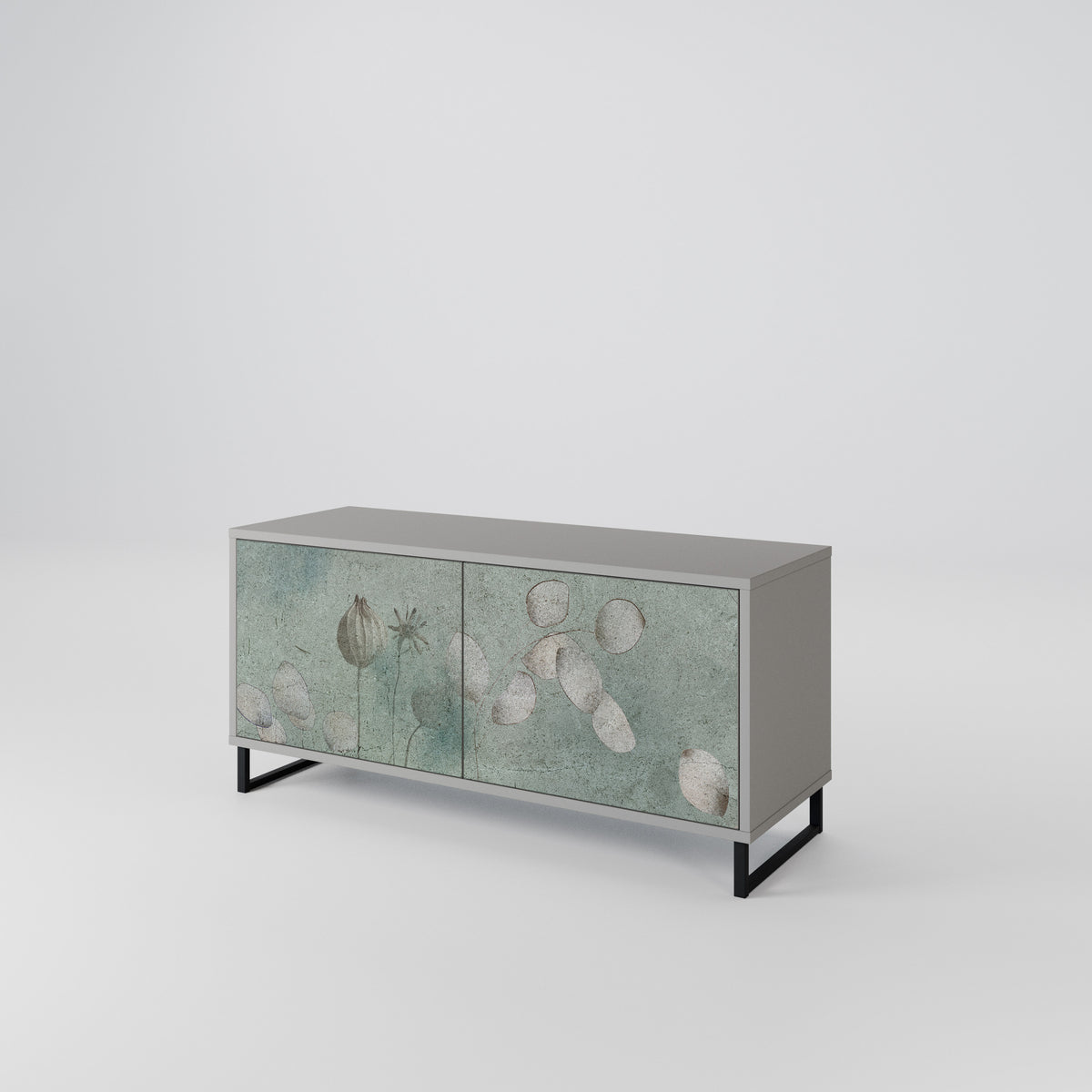 NIGHT LADY Compact 2-Door TV Cabinet