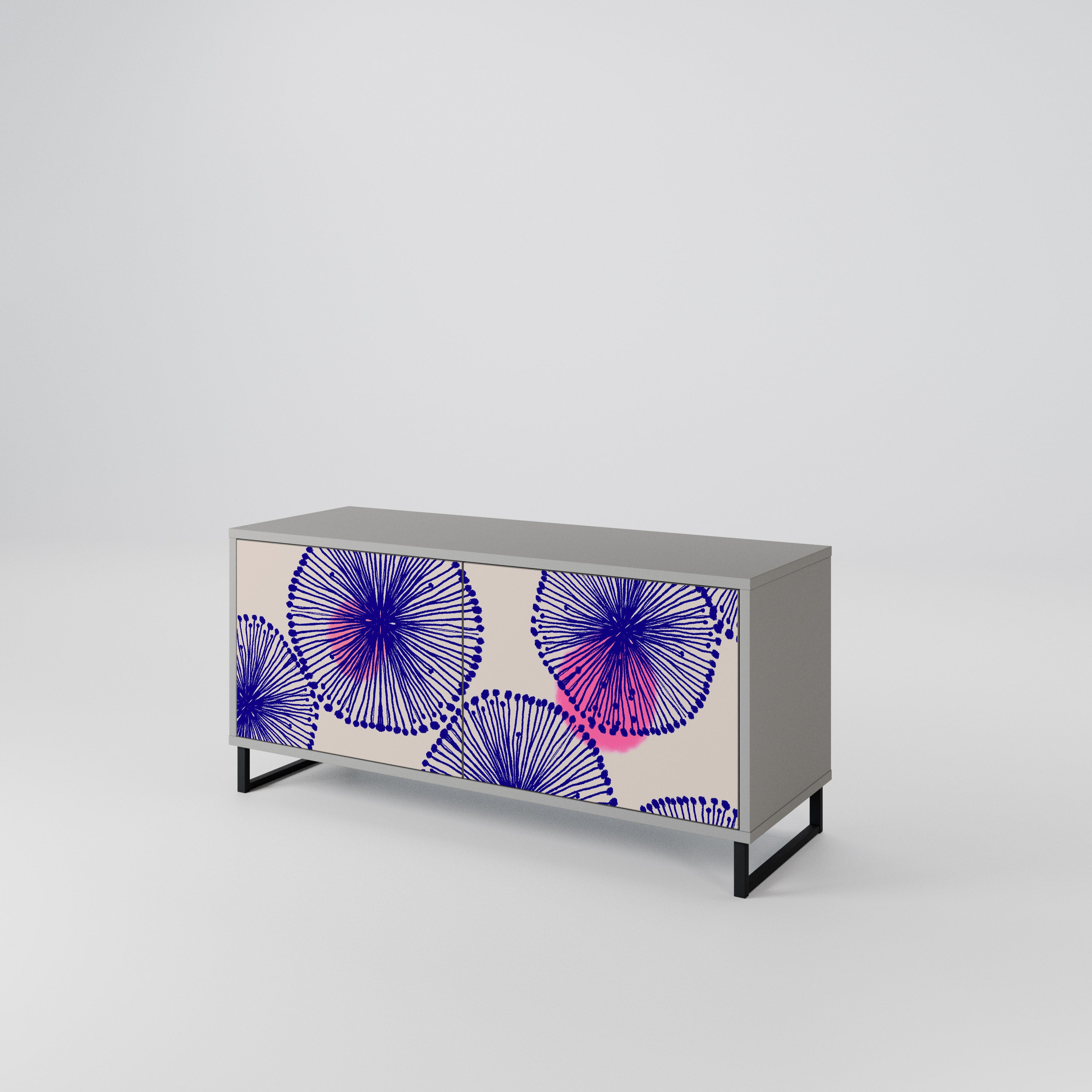 MAGIC NATURE Compact 2-Door TV Cabinet