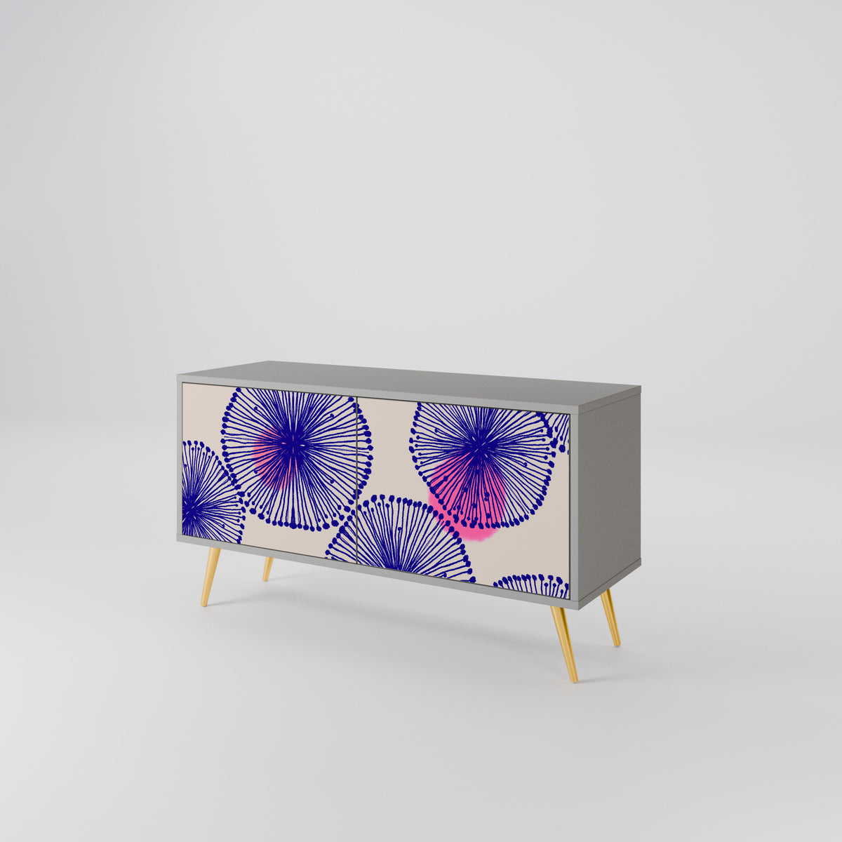 MAGIC NATURE Compact 2-Door TV Cabinet