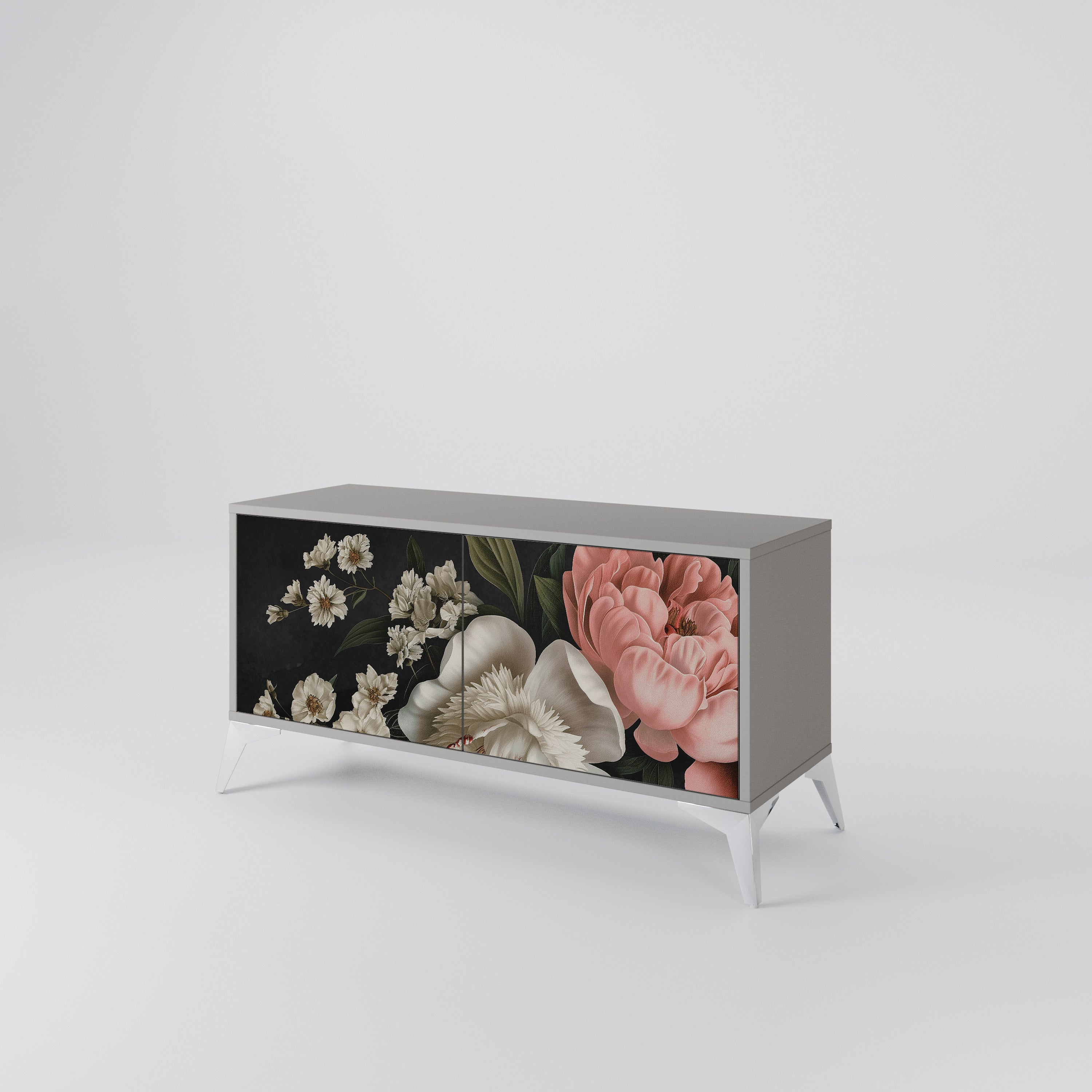 LUSH ELEGANCE Compact 2-Door TV Cabinet
