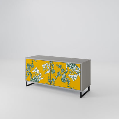 YELLOW CHINOISERIE Συμπαγές έπιπλο τηλεόρασης 2-θυρών
