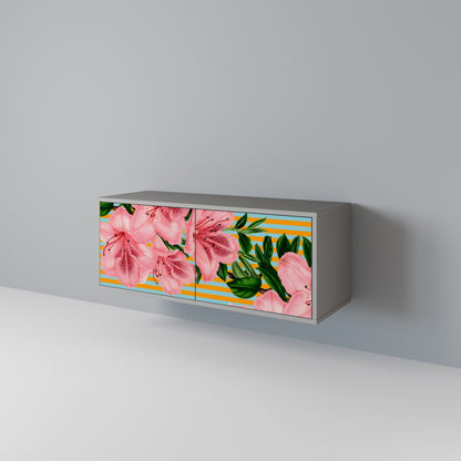 FRAGILE BEAUTY Συμπαγές έπιπλο τηλεόρασης 2-θυρών