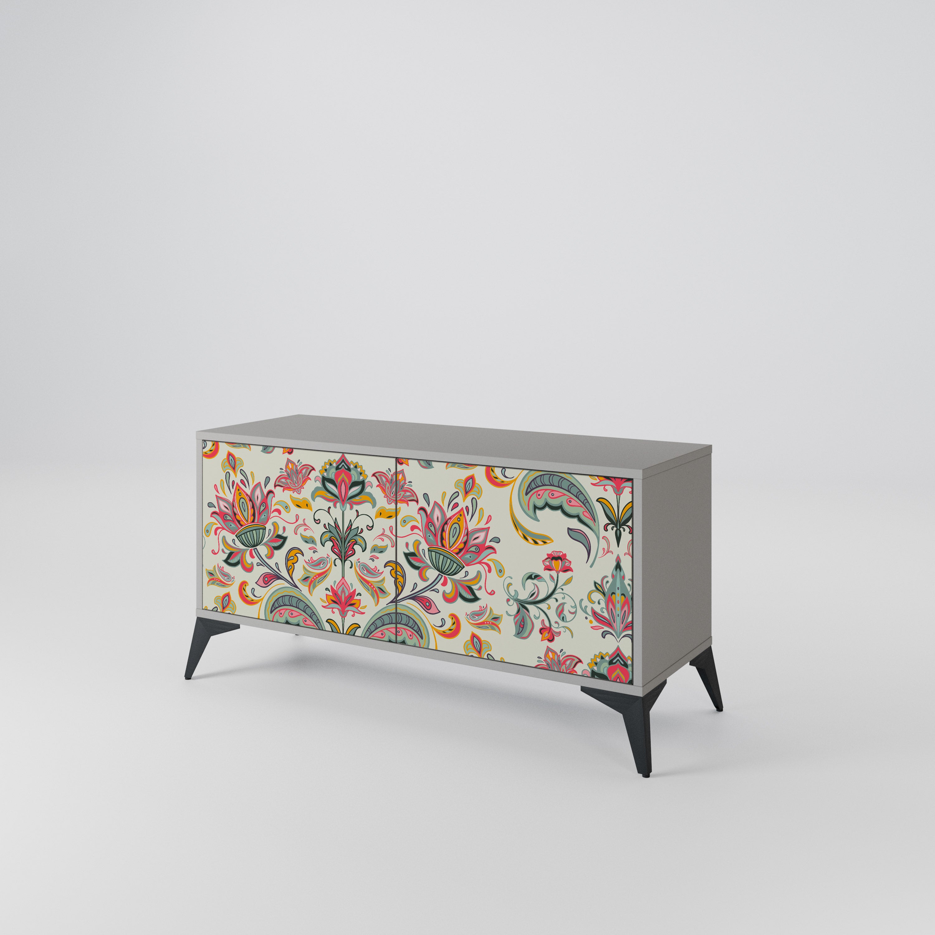 ORGANIC FOLKLORE Compact 2-Door TV Cabinet